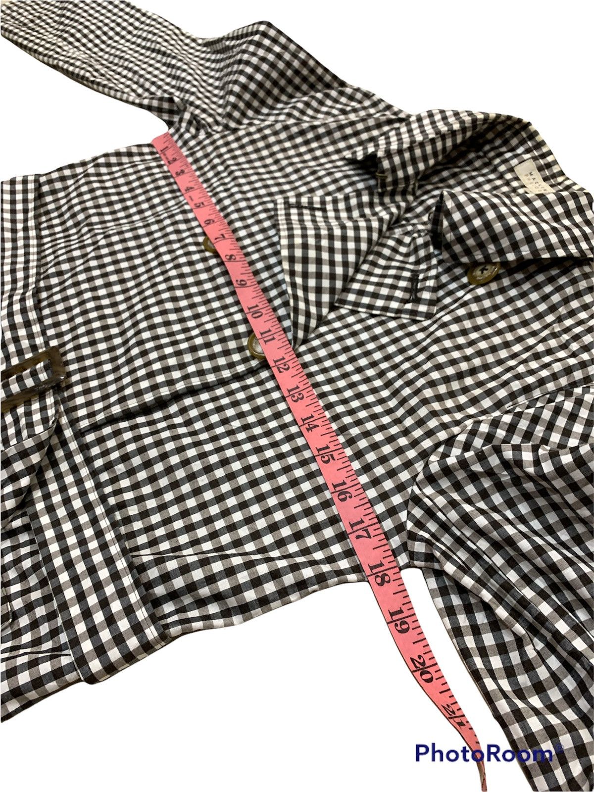 Japanese Brand × Mackintosh MACKINTOSH PHILOSOPHY CHECKERED DOUBLE BREASTED TRENCH COAT Size US XS / EU 42 / 0 - 5 Thumbnail