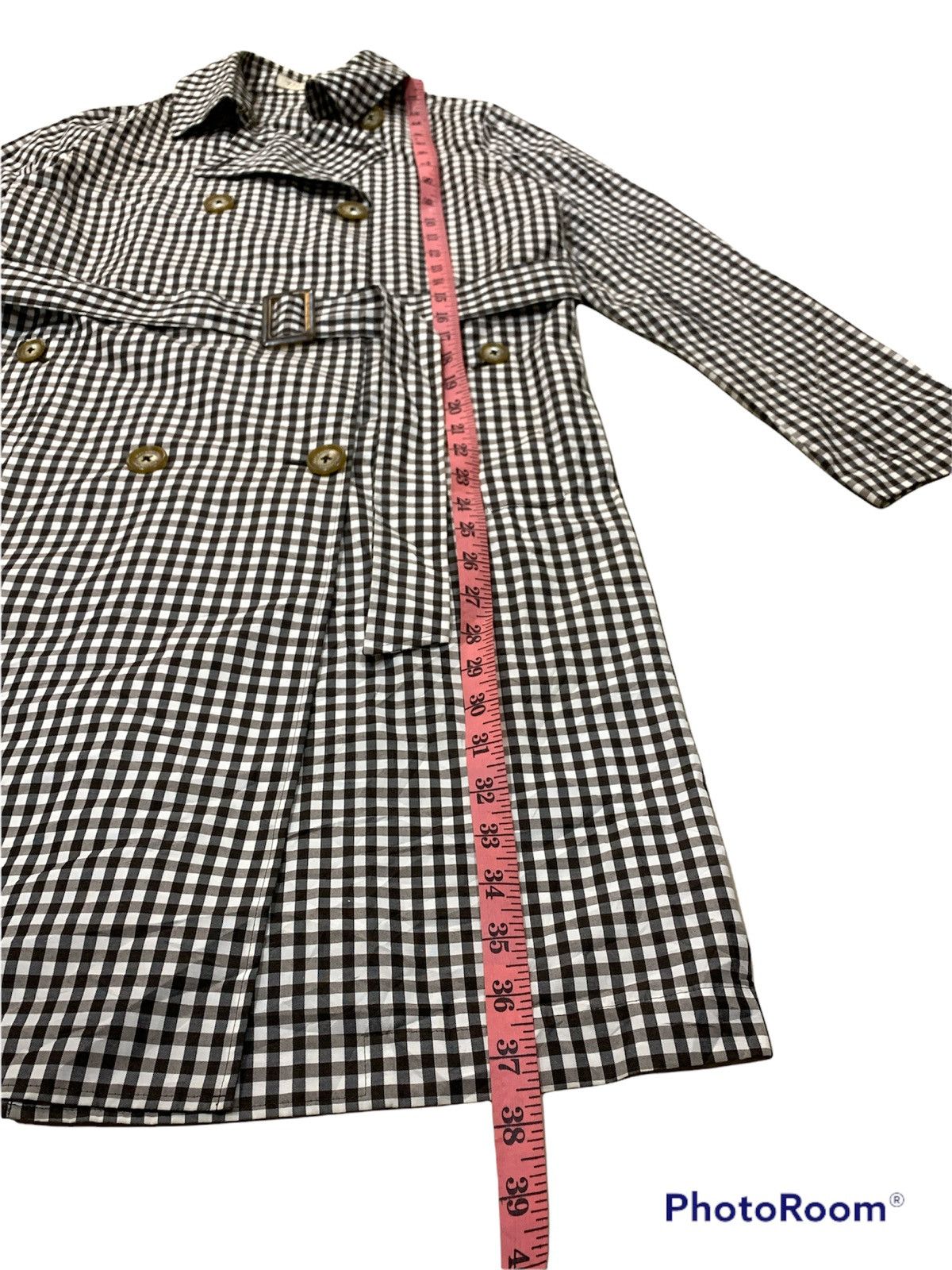 Japanese Brand × Mackintosh MACKINTOSH PHILOSOPHY CHECKERED DOUBLE BREASTED TRENCH COAT Size US XS / EU 42 / 0 - 3 Thumbnail