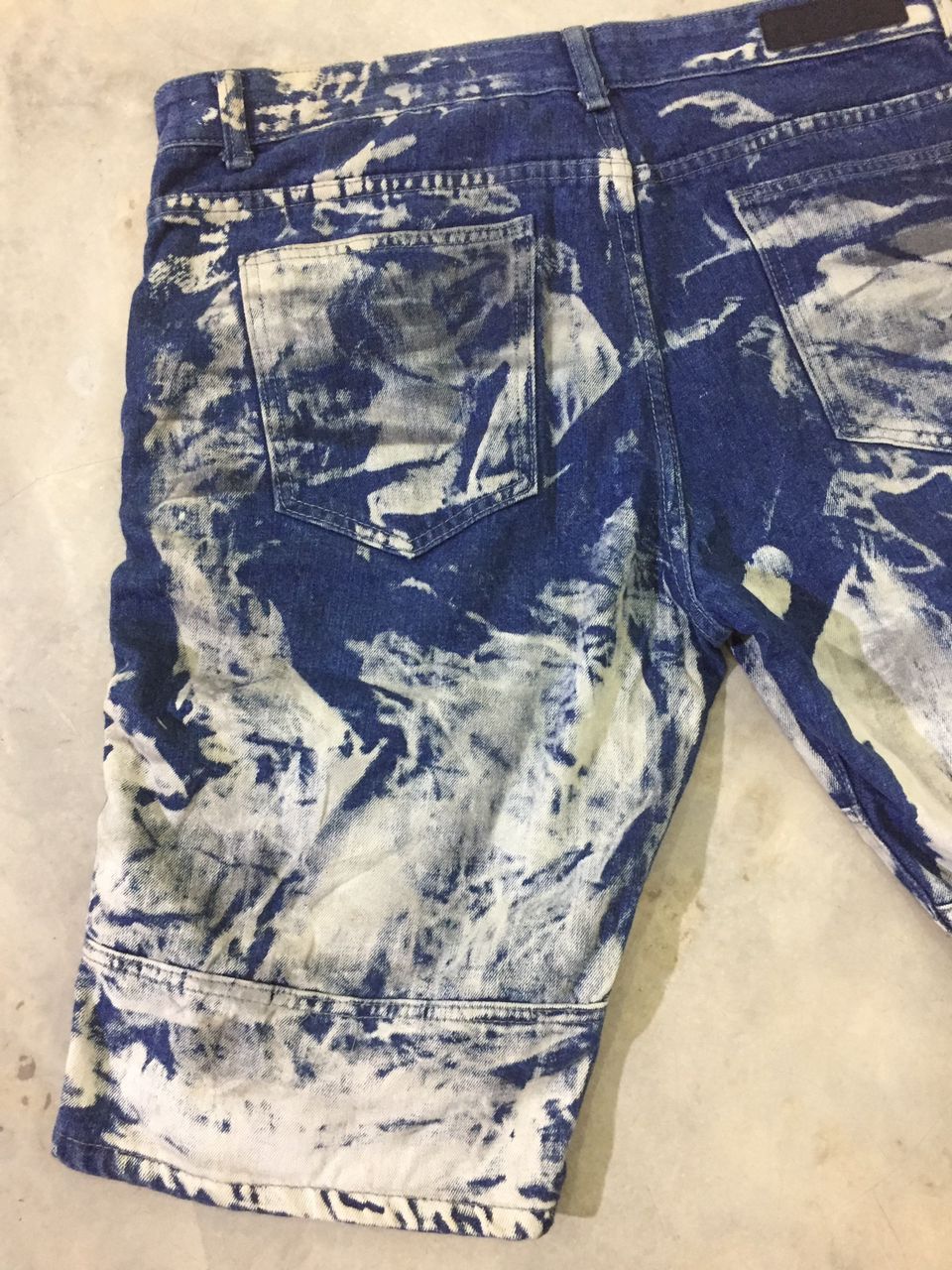 Japanese Brand × Stitch's Jeans Stitches & Rivets Destroyed Denim Jean Shorts Size US 38 / EU 54 - 12 Thumbnail