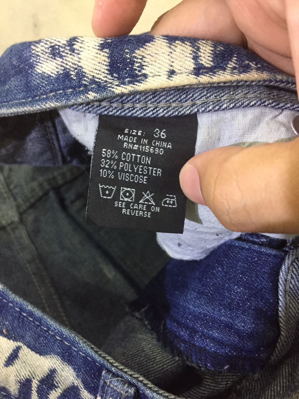 Japanese Brand × Stitch's Jeans Stitches & Rivets Destroyed Denim Jean Shorts Size US 38 / EU 54 - 10 Thumbnail