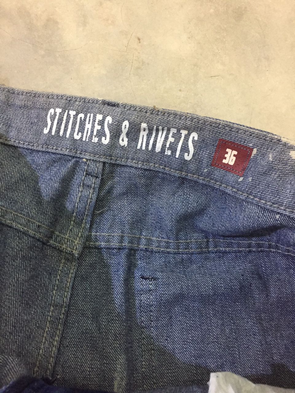 Japanese Brand × Stitch's Jeans Stitches & Rivets Destroyed Denim Jean Shorts Size US 38 / EU 54 - 9 Thumbnail
