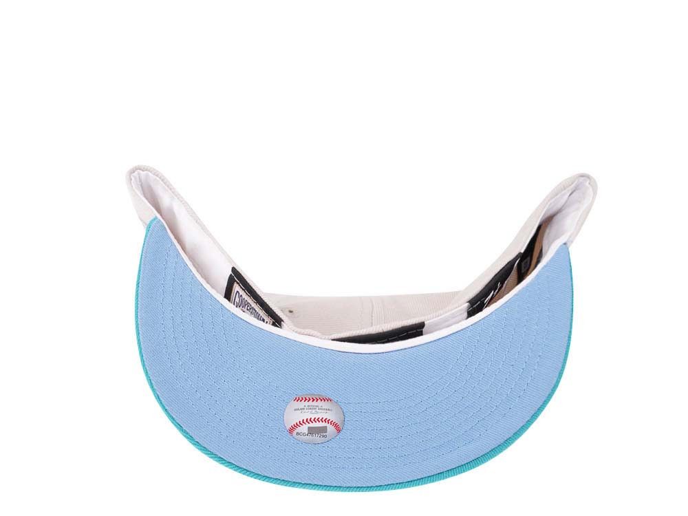 MLB × New Era White Teal Icy Squidward Seattle Mariners 7 3/8 Two 2 Tone Size ONE SIZE - 11 Thumbnail