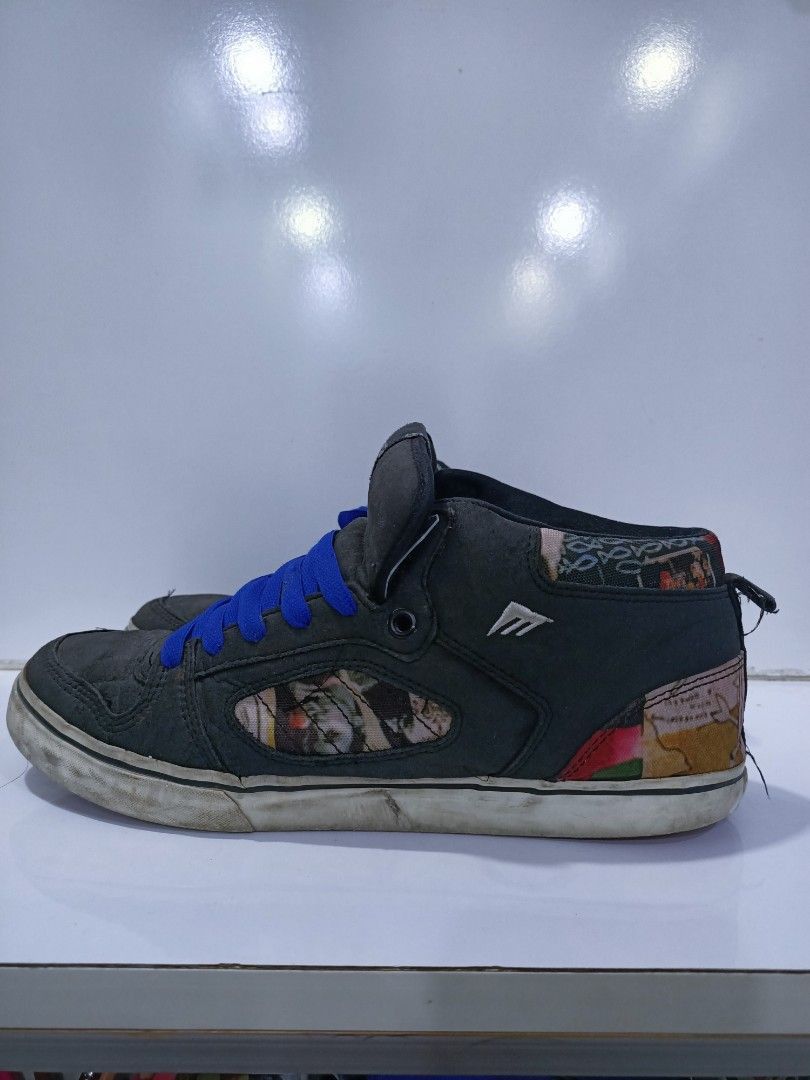 image of Emerica Mens Francis Shoes Skategang in Black (Size 10)