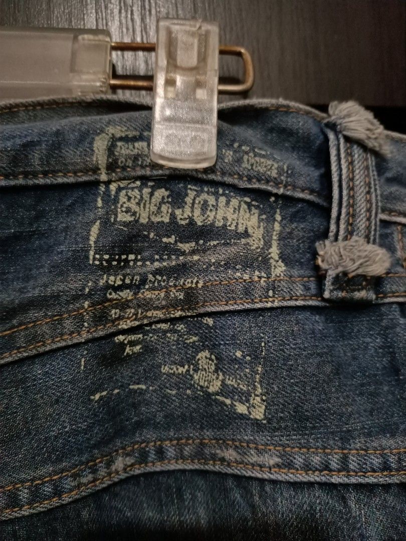 Big John Vintage big john paint splatter ripped jeans Size US 36 / EU 52 - 8 Thumbnail