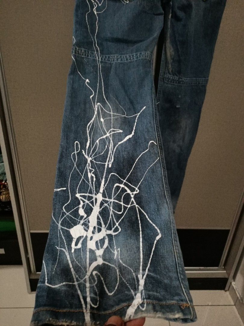 Big John Vintage big john paint splatter ripped jeans Size US 36 / EU 52 - 7 Thumbnail