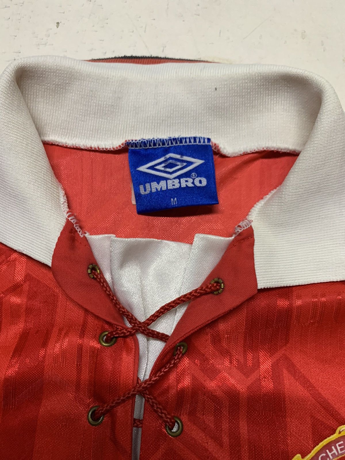 Umbro × Vintage Sharp 1990 Manchester United home shirt by umbro Size US S / EU 44-46 / 1 - 10 Thumbnail