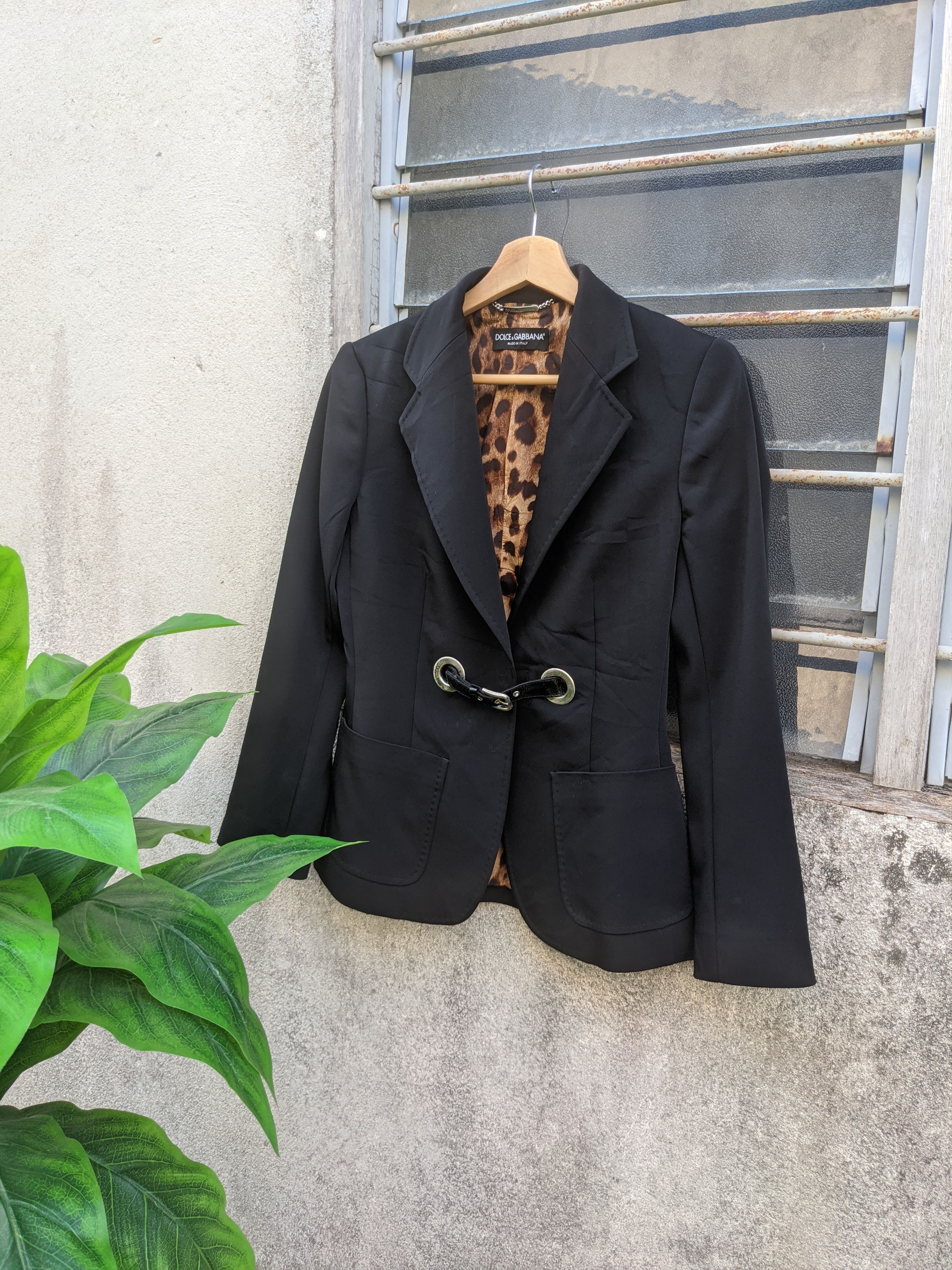 Dolce & Gabbana Dolce & Gabbana Leopard Sport Coat Size S / US 4 / IT 40 - 1 Thumbnail