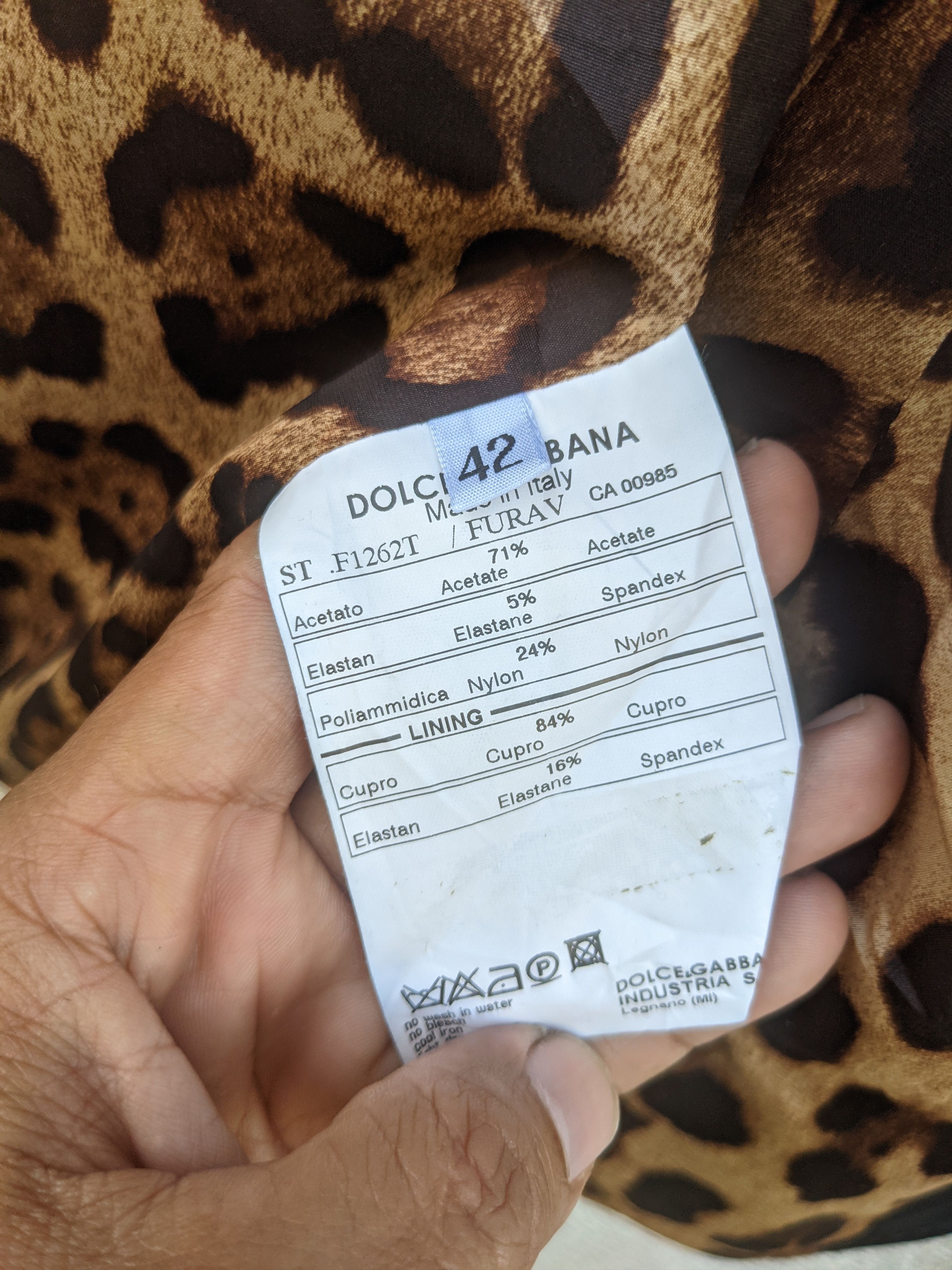 Dolce & Gabbana Dolce & Gabbana Leopard Sport Coat Size S / US 4 / IT 40 - 9 Thumbnail