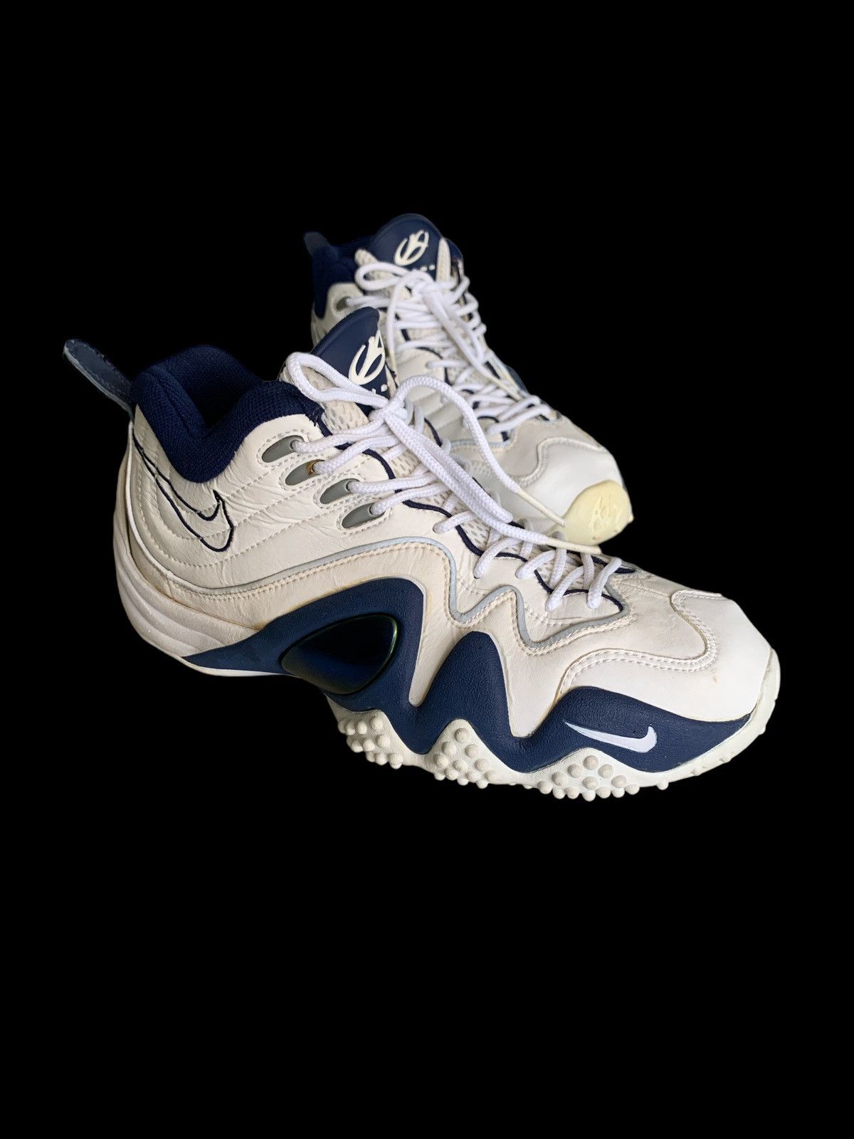Nike VINTAGE NIKE ZOOM AIR FLIGHT FIVE JASON KIDD 1990s SHOES Size US 8.5 / EU 41-42 - 4 Thumbnail
