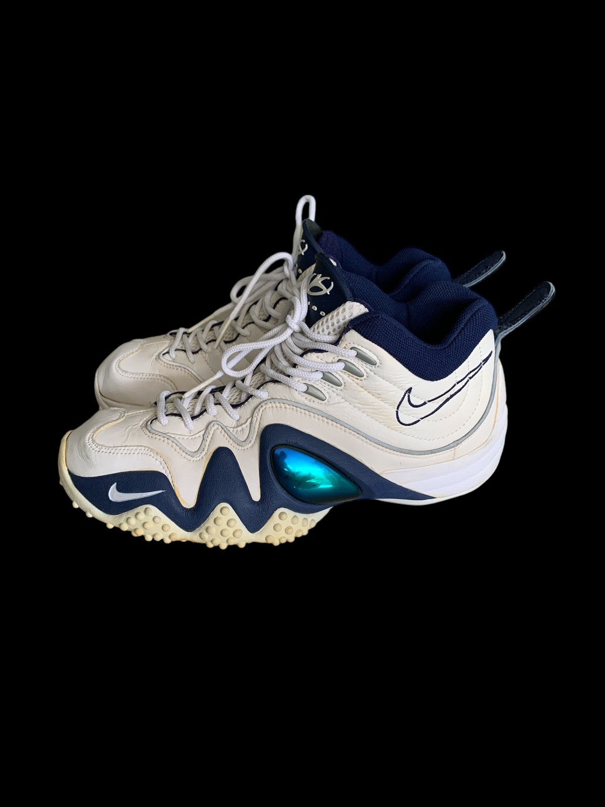 Nike VINTAGE NIKE ZOOM AIR FLIGHT FIVE JASON KIDD 1990s SHOES Size US 8.5 / EU 41-42 - 7 Thumbnail