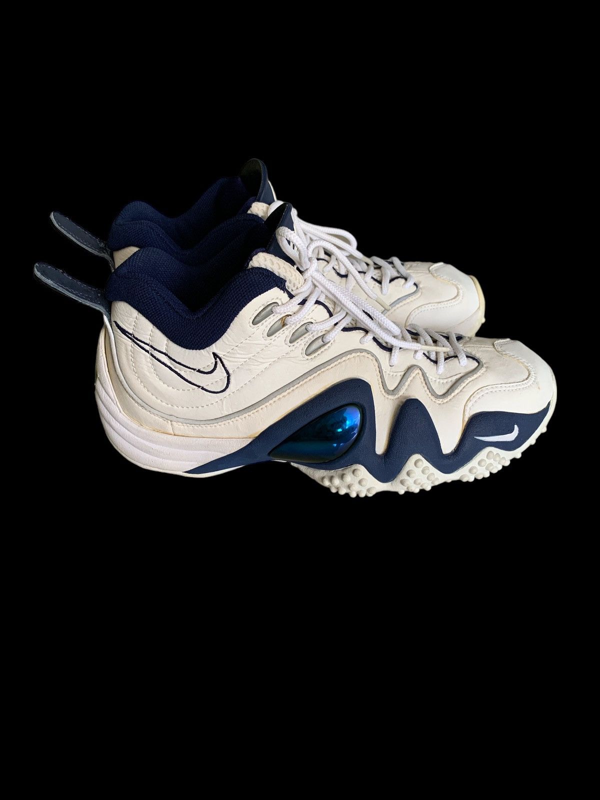 Nike VINTAGE NIKE ZOOM AIR FLIGHT FIVE JASON KIDD 1990s SHOES Size US 8.5 / EU 41-42 - 6 Thumbnail