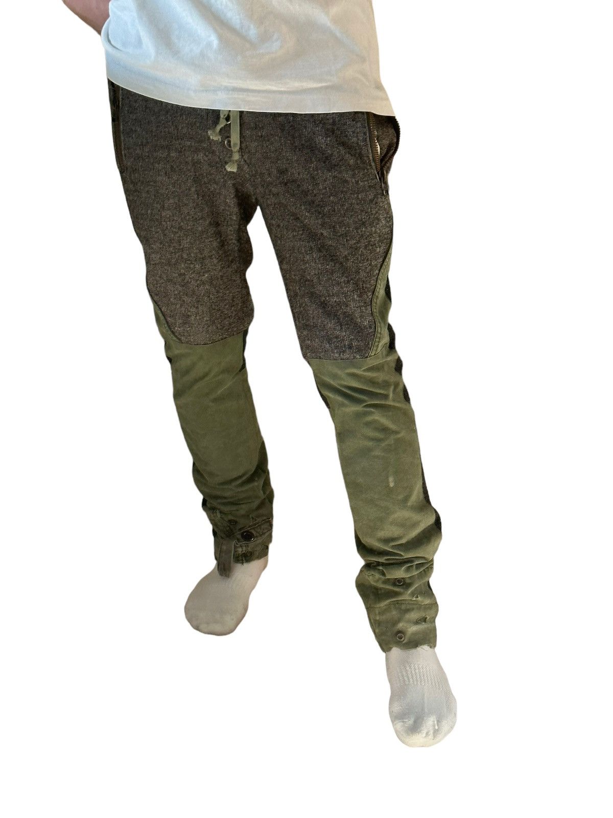Greg Lauren SAMPLE Army Tent 50/50 GL Hybrid Lounge Pant Size US 30 / EU 46 - 3 Thumbnail