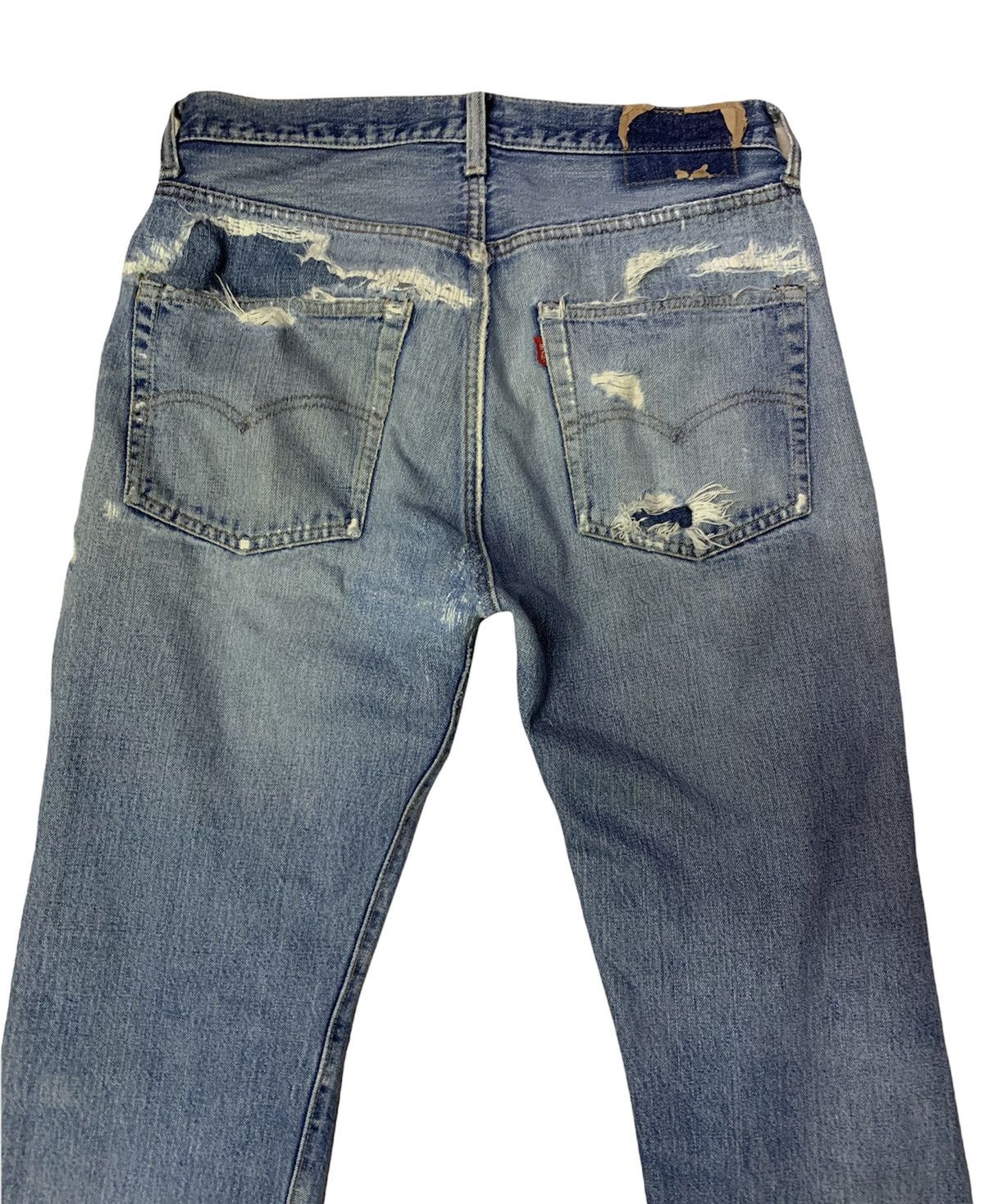 Levi's Vintage Clothing × Vintage Vintage Distressed Levi’s 501 redline #6 stamping Size US 32 / EU 48 - 8 Thumbnail