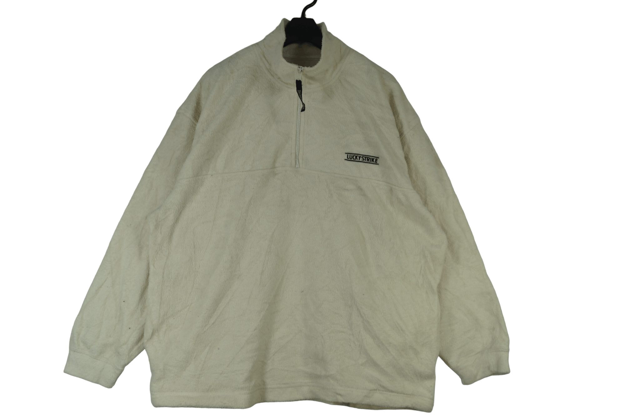Lucky Strike Fleece Half Zipper Spellout