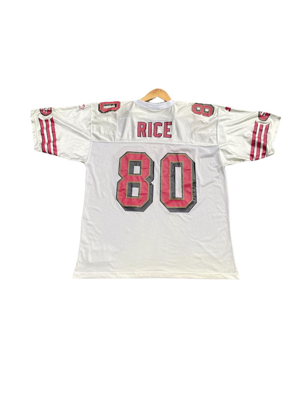 NFL × Starter × Vintage 🔥STEALS🔥Vintage 90’s SF 49ers Jerry Rice Size US XL / EU 56 / 4 - 7 Thumbnail