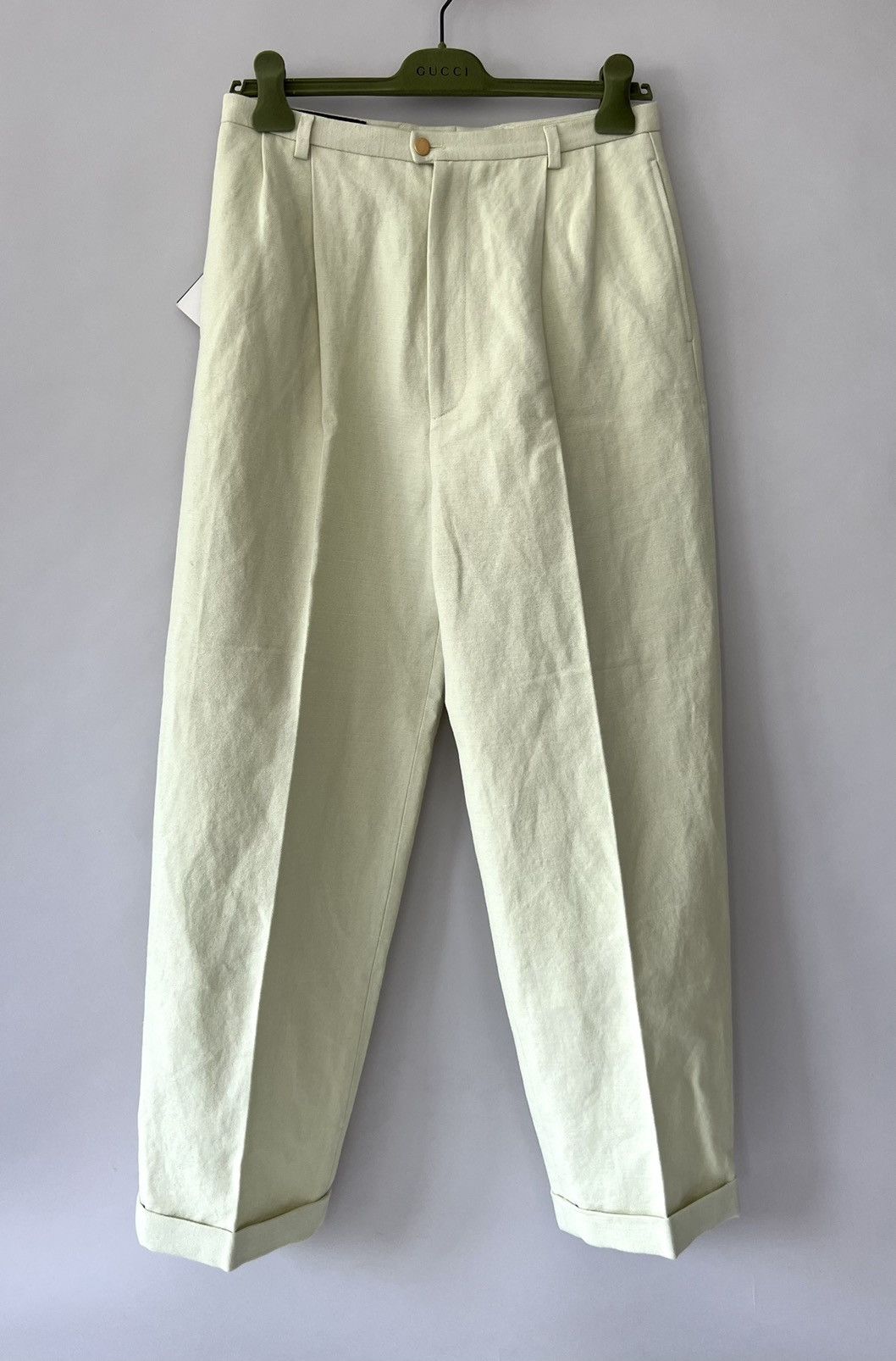 Gucci Gucci Linen Loose Fit Pants Size US 30 / EU 46 - 4 Thumbnail