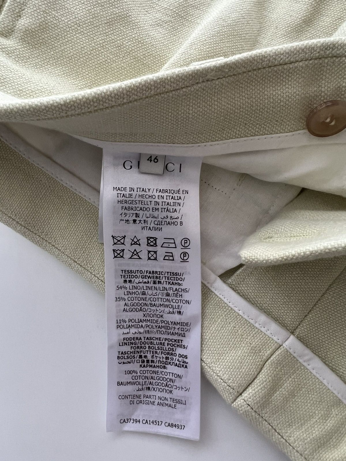Gucci Gucci Linen Loose Fit Pants Size US 30 / EU 46 - 7 Thumbnail