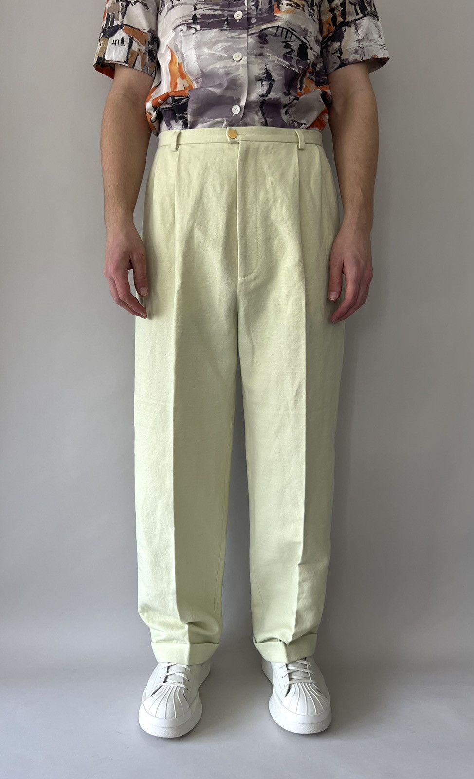 Gucci Gucci Linen Loose Fit Pants Size US 30 / EU 46 - 2 Thumbnail