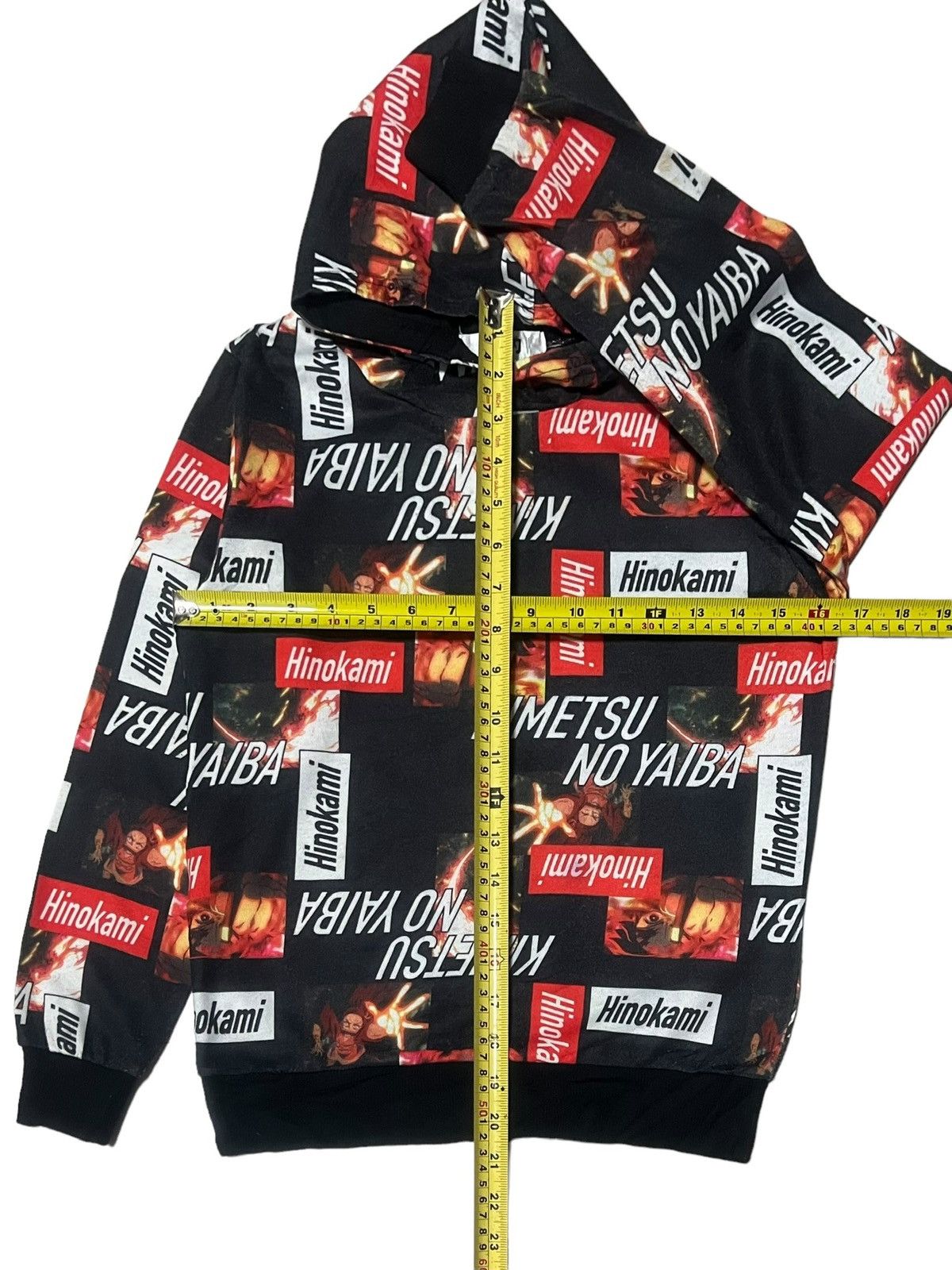 Anime DEMON SLAYER HINOKAMI KIMETSU NO YAIBA OVERPRINT HOODIE KIDS Size US XS / EU 42 / 0 - 10 Thumbnail