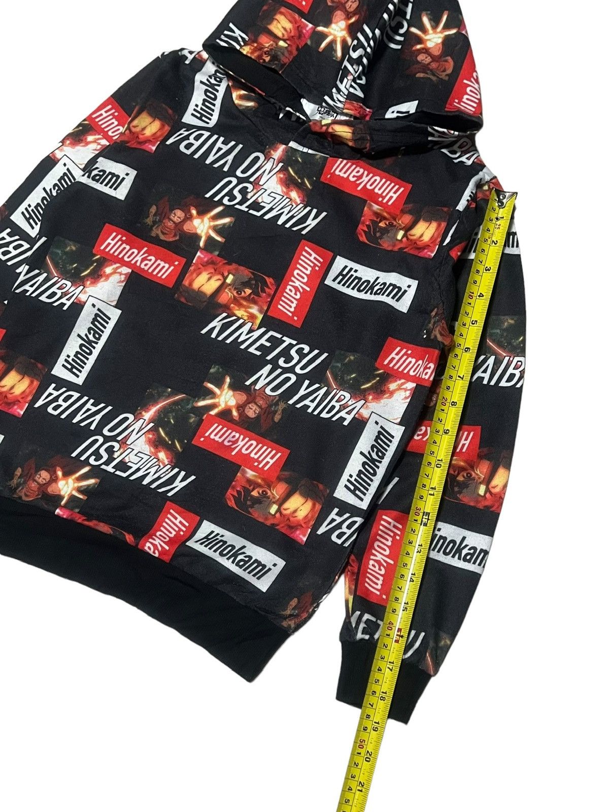 Anime DEMON SLAYER HINOKAMI KIMETSU NO YAIBA OVERPRINT HOODIE KIDS Size US XS / EU 42 / 0 - 11 Thumbnail