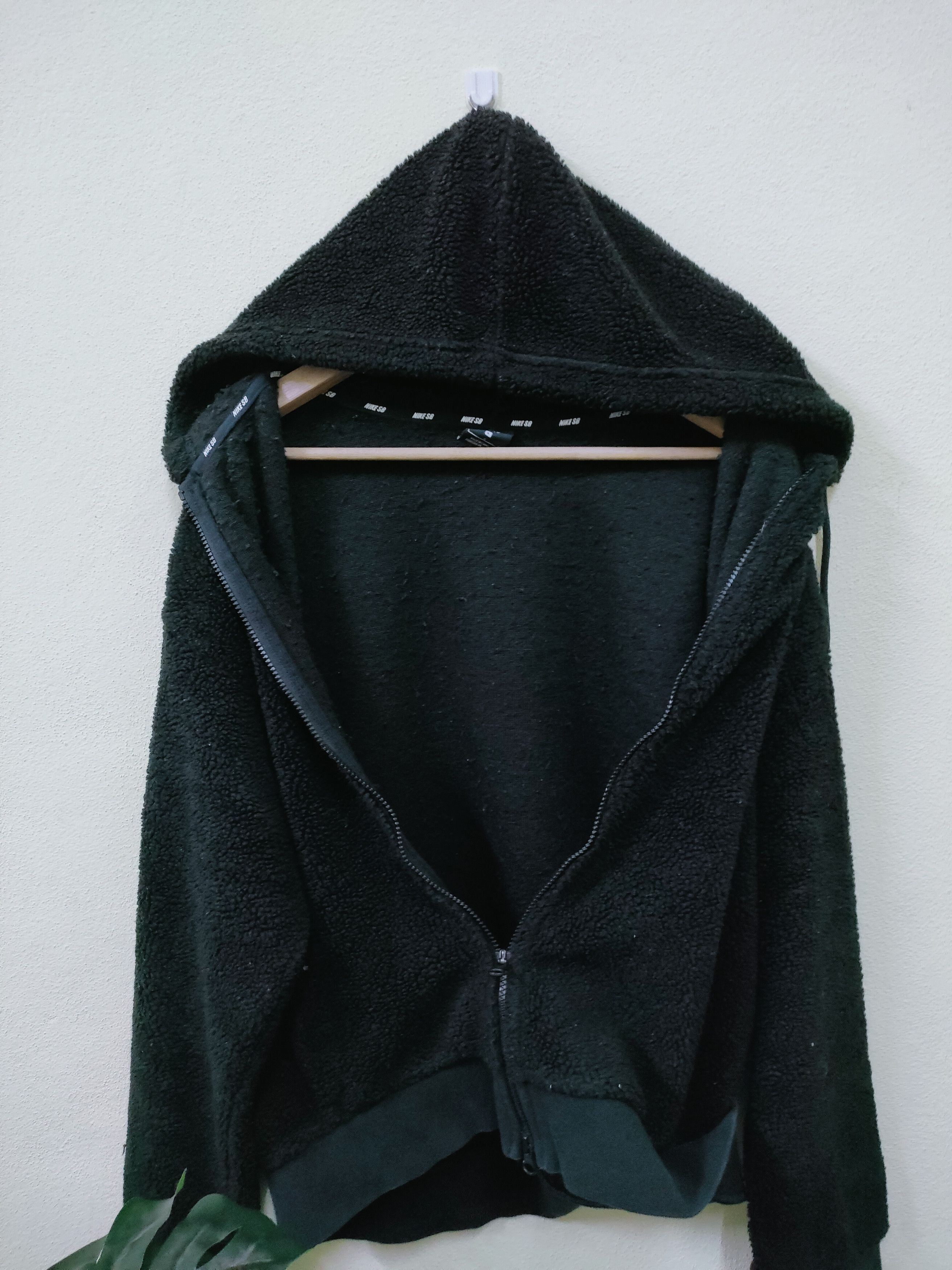 Nike × Vintage Nike SB Sherpa Fleece Zipper Hoodie Size US L / EU 52-54 / 3 - 5 Thumbnail