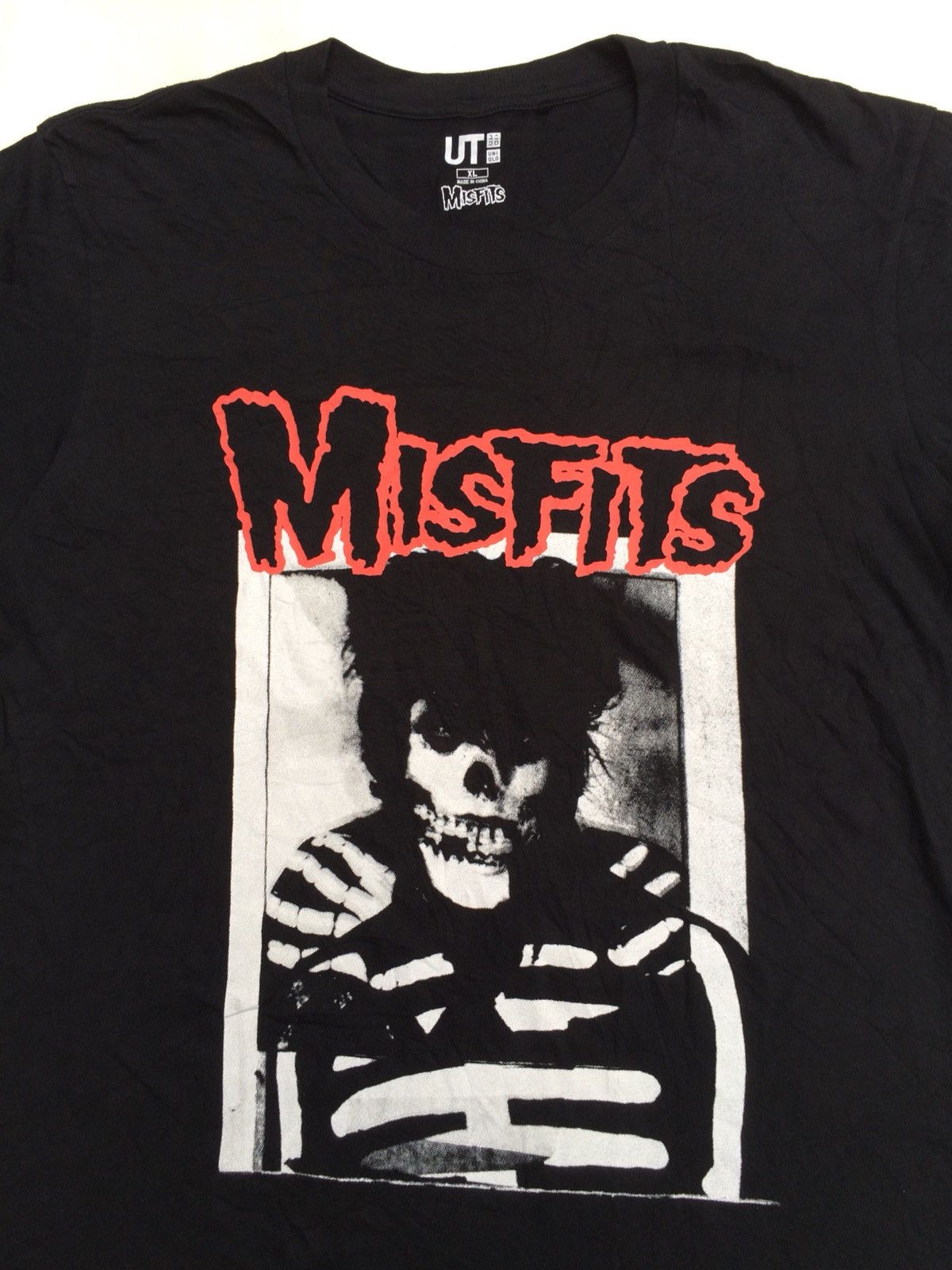 Band Tees × Misfits × Uniqlo Misfits X Uniqlo Tshirt Size US XL / EU 56 / 4 - 2 Thumbnail