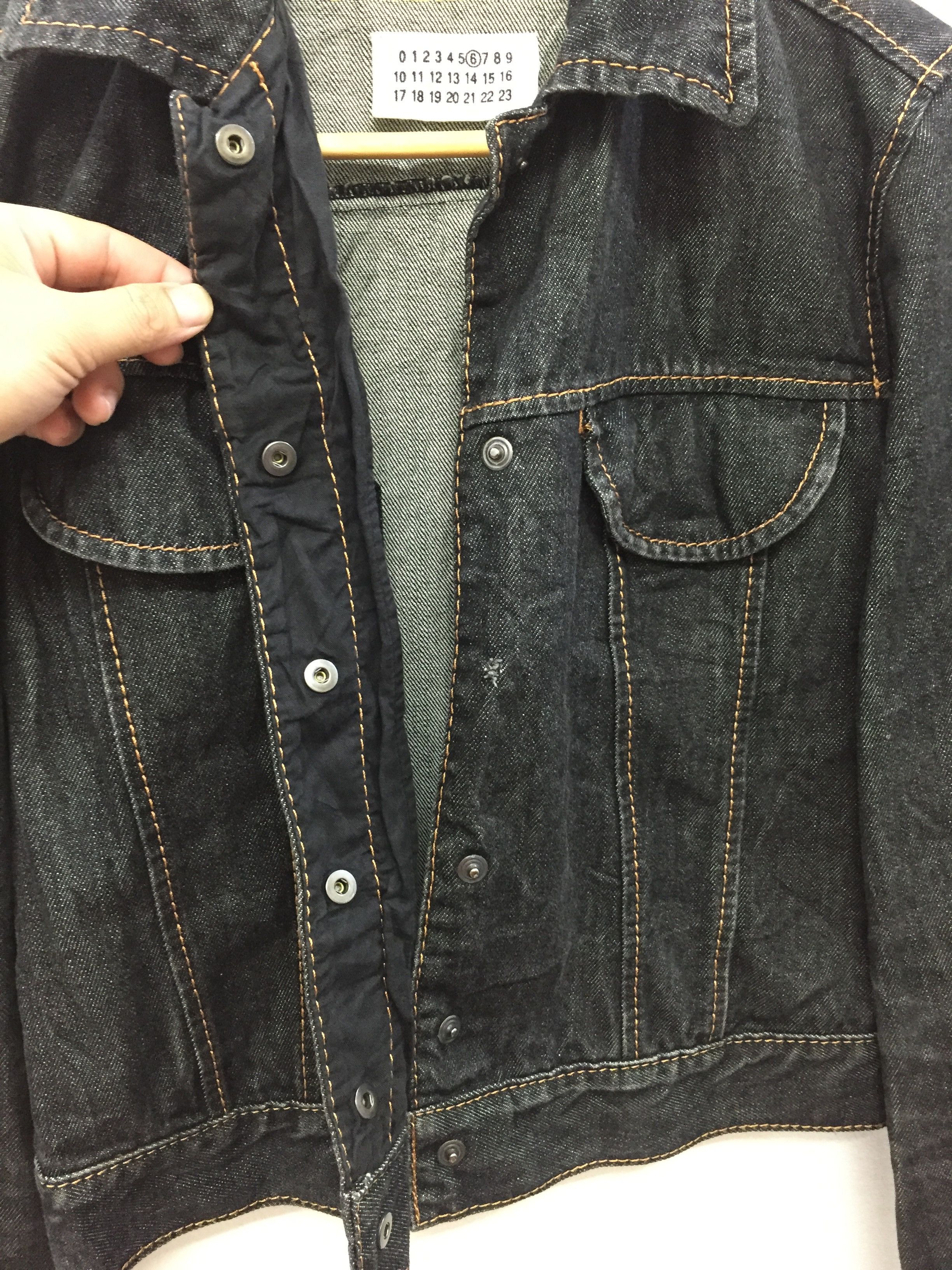 Maison Margiela AW03 snap button denim jacket Size S / US 4 / IT 40 - 6 Thumbnail