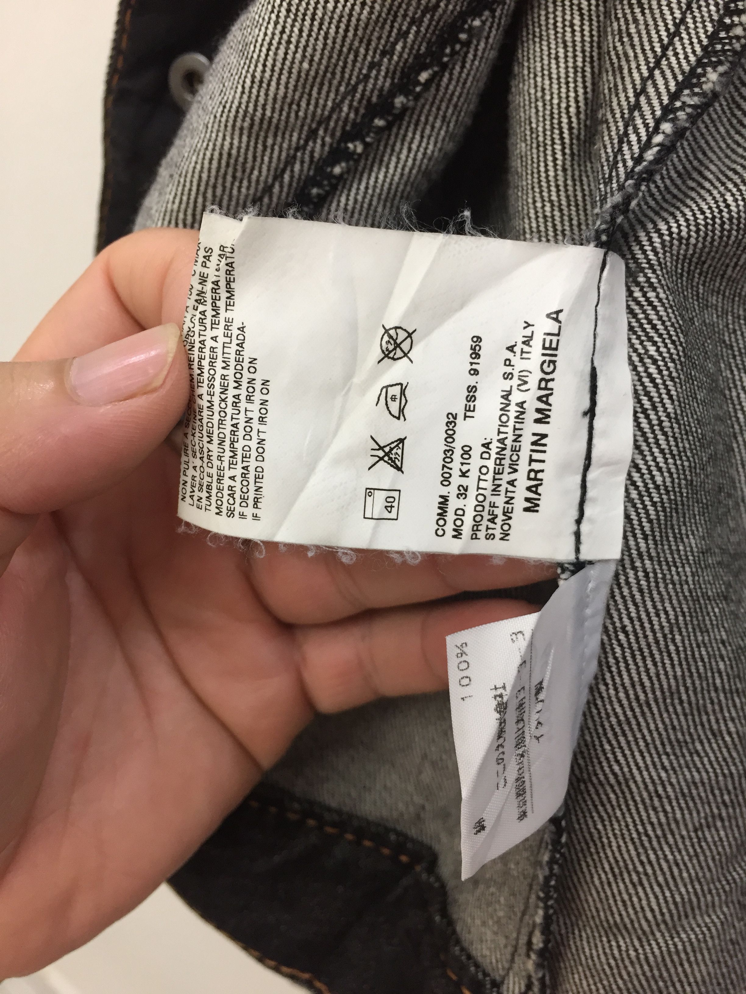 Maison Margiela AW03 snap button denim jacket Size S / US 4 / IT 40 - 9 Thumbnail