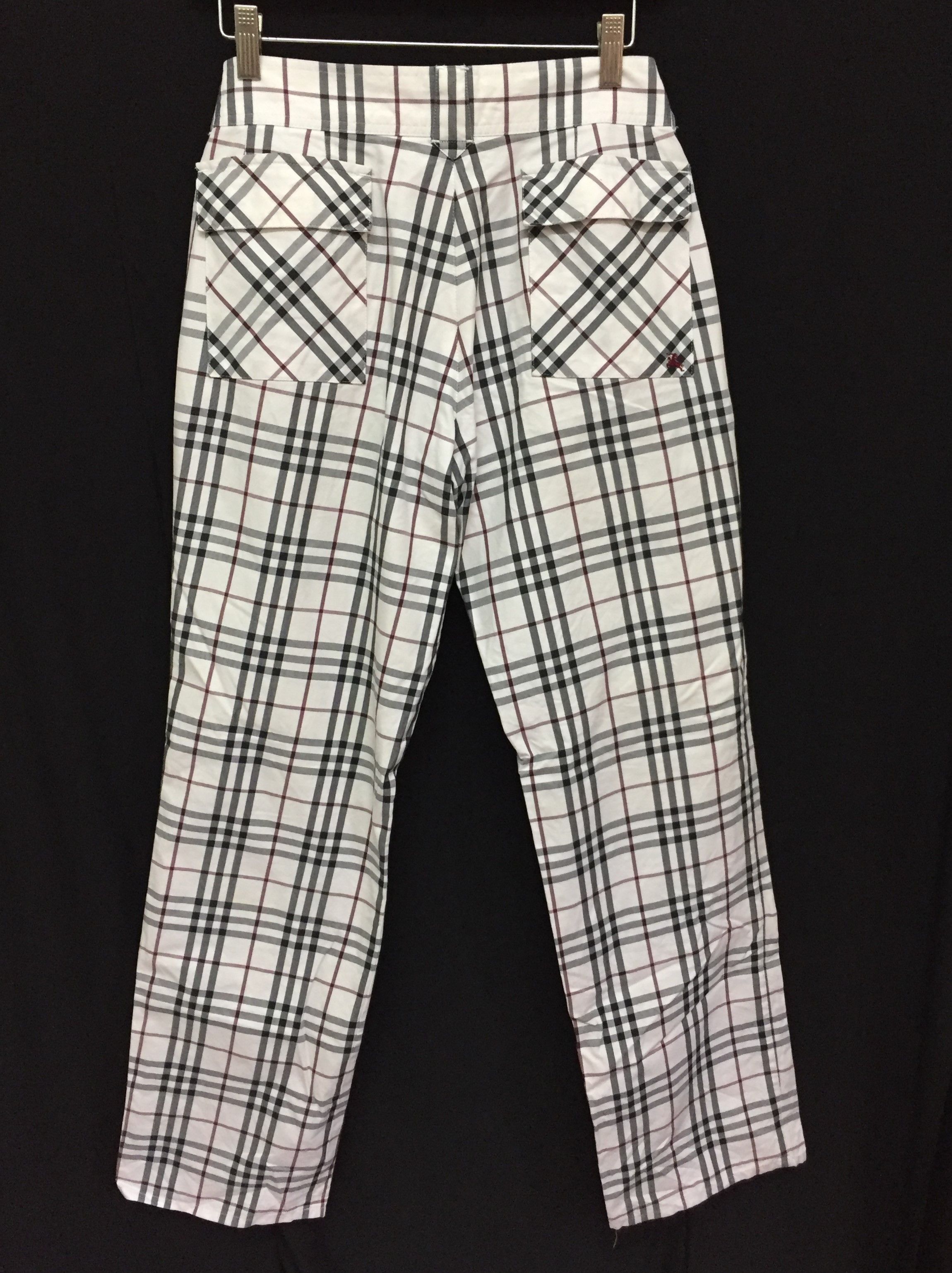 Burberry × Vintage Vintage Burberry Nova Check Black label pants Size 34" / US 12 / IT 48 - 7 Thumbnail