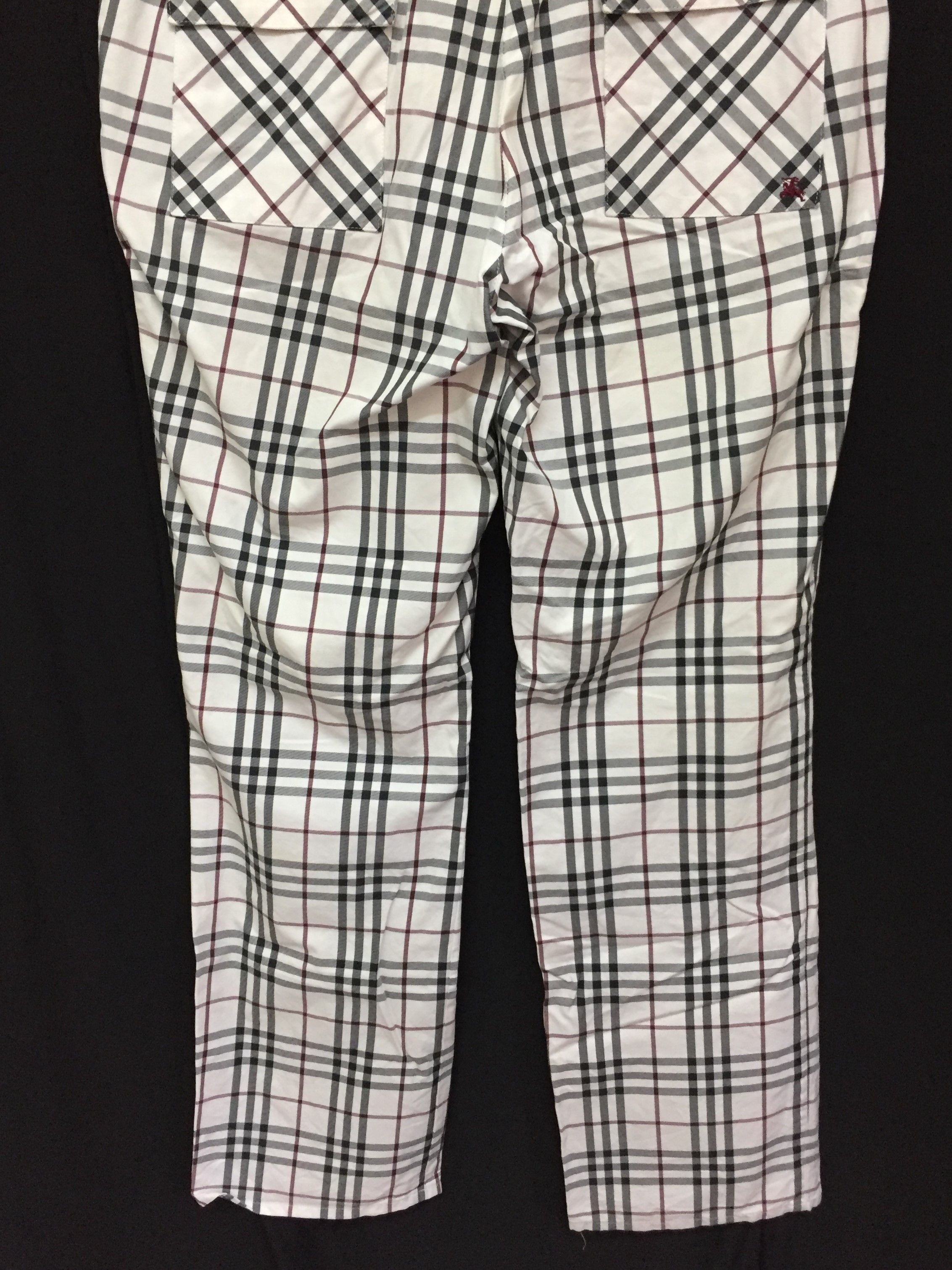 Burberry × Vintage Vintage Burberry Nova Check Black label pants Size 34" / US 12 / IT 48 - 9 Thumbnail