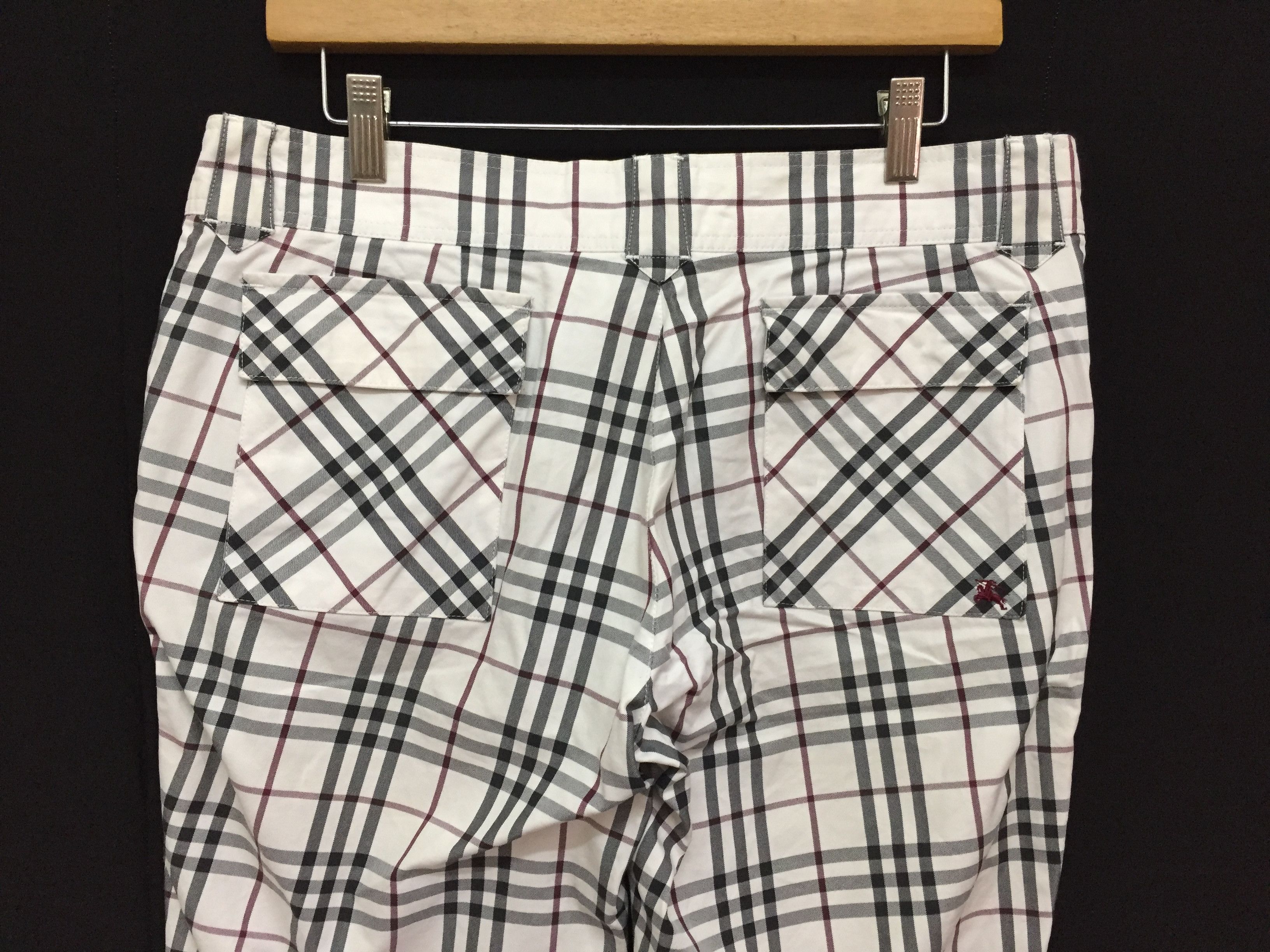 Burberry × Vintage Vintage Burberry Nova Check Black label pants Size 34" / US 12 / IT 48 - 8 Thumbnail