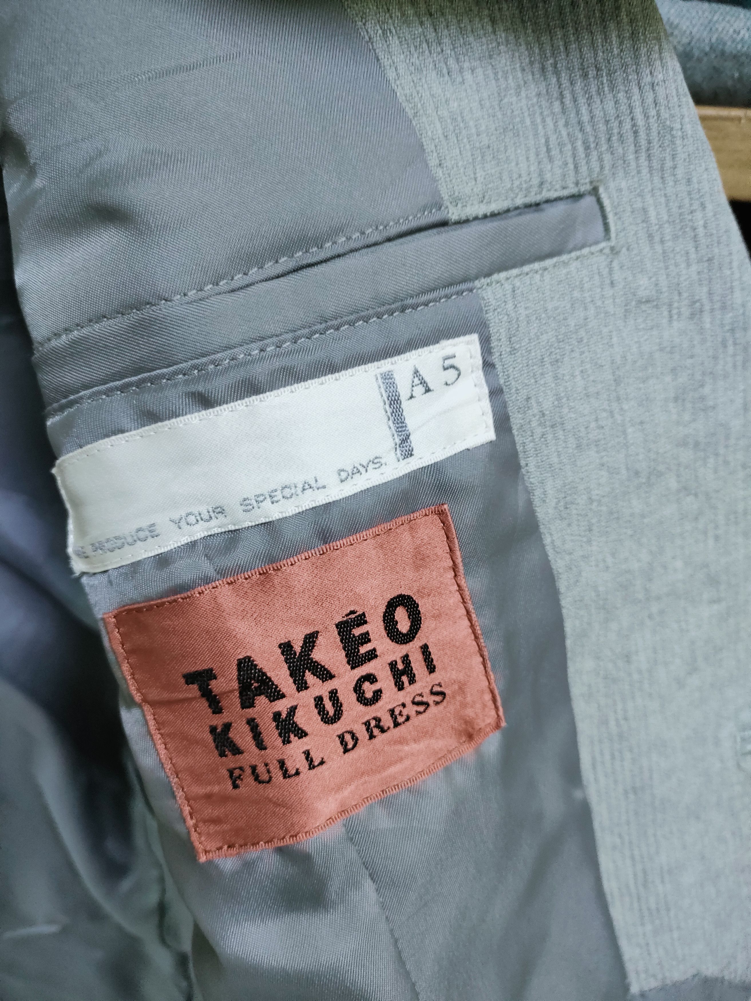 Takeo Kikuchi Takeo Kikuchi Full Dress One Button Size US S / EU 44-46 / 1 - 5 Thumbnail