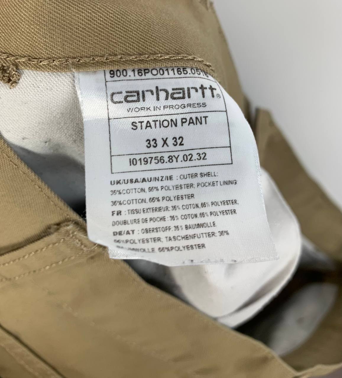 Carhartt Carhartt casual pants beige cotton 33 Size US 33 - 11 Thumbnail