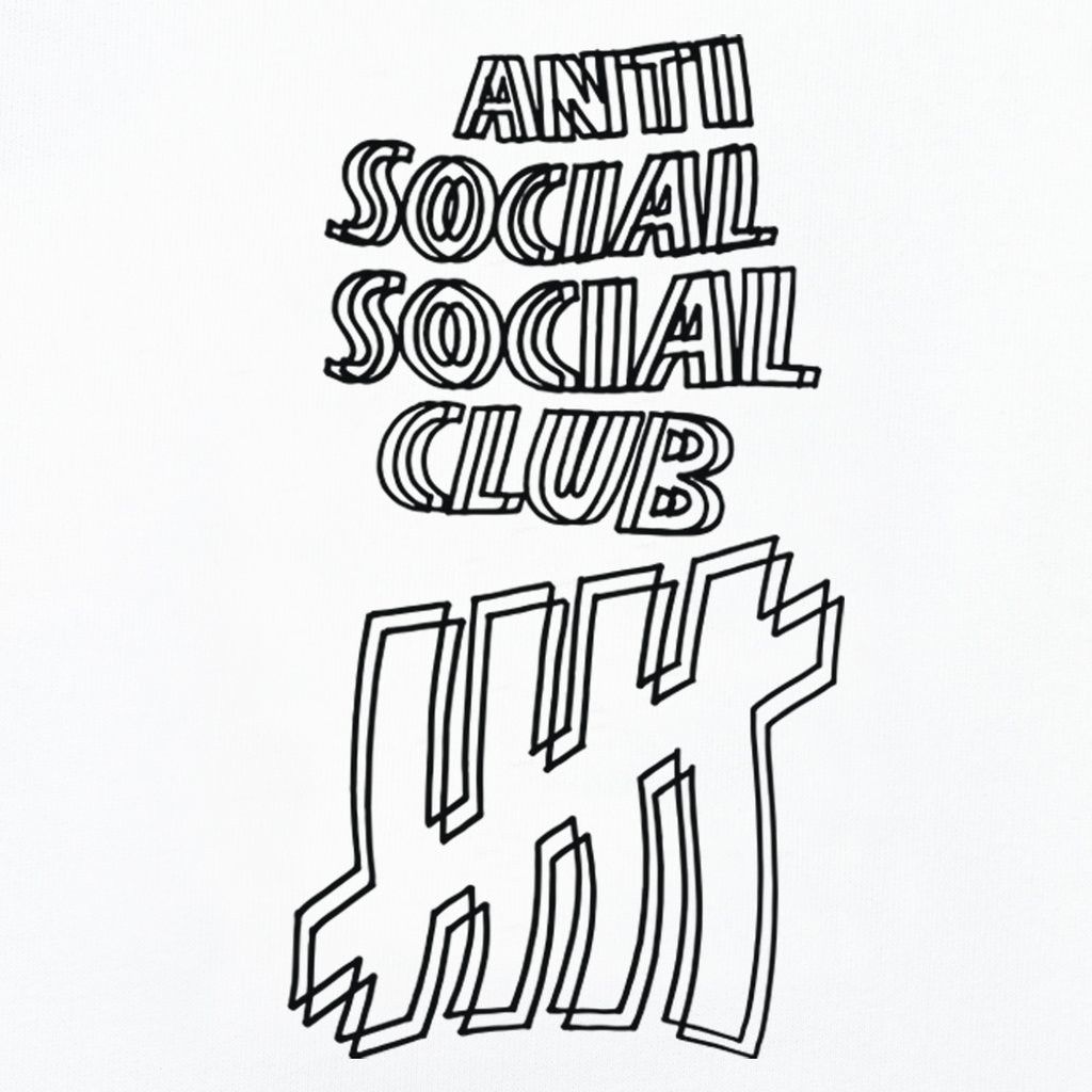 Anti Social Social Club × Undefeated DS Undefeated x ASSC White Tee Supreme Bape kith kaws fog Size US M / EU 48-50 / 2 - 3 Thumbnail