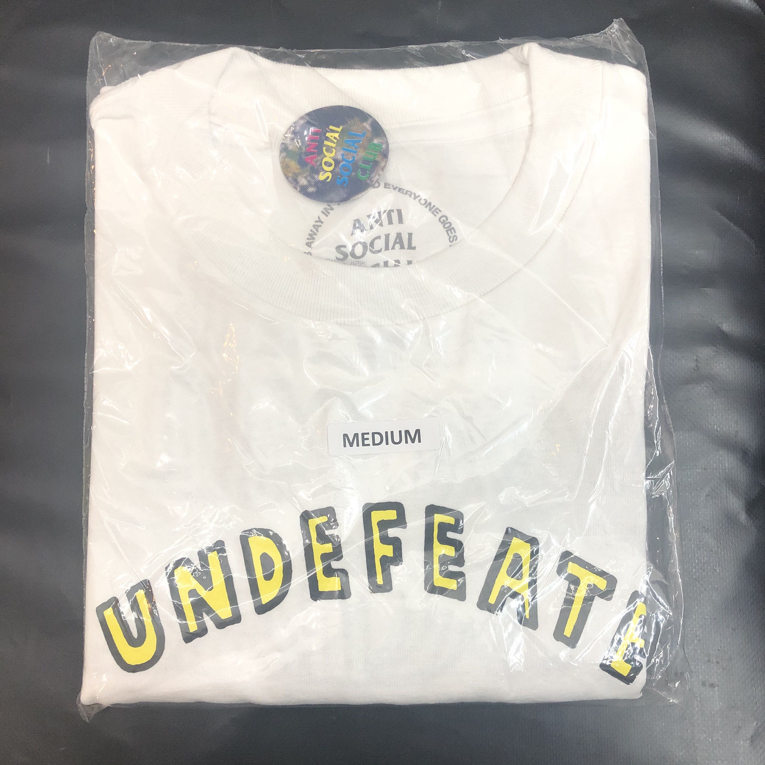 Anti Social Social Club × Undefeated DS Undefeated x ASSC White Tee Supreme Bape kith kaws fog Size US M / EU 48-50 / 2 - 2 Thumbnail