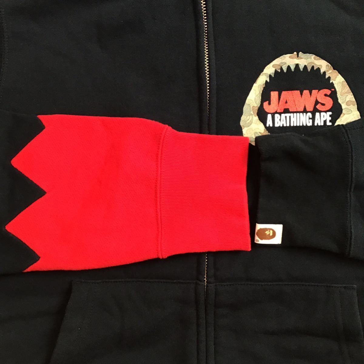 Bape BAPE × Jaws shark full zip hoodie a bathing ape Size US M / EU 48-50 / 2 - 6 Thumbnail