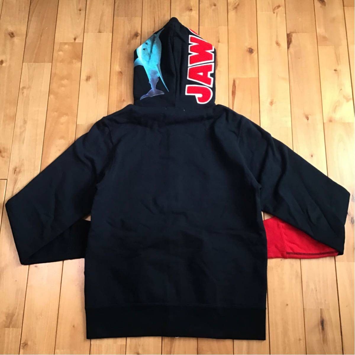 Bape BAPE × Jaws shark full zip hoodie a bathing ape Size US M / EU 48-50 / 2 - 5 Thumbnail