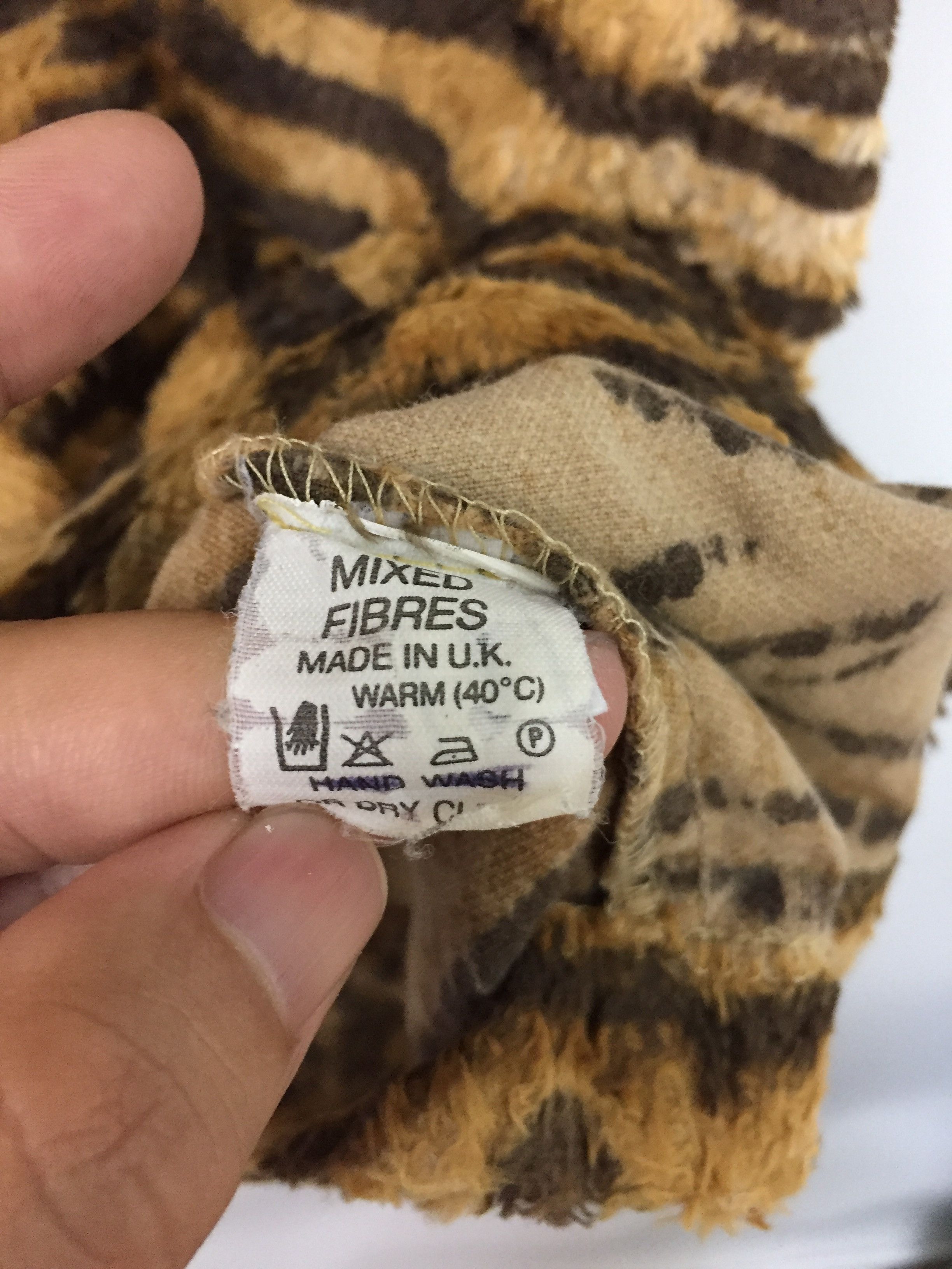Fragment Design AW1998 Hiroshi Fujiwara Tiger Stripe Wool Made UK Size US L / EU 52-54 / 3 - 13 Thumbnail