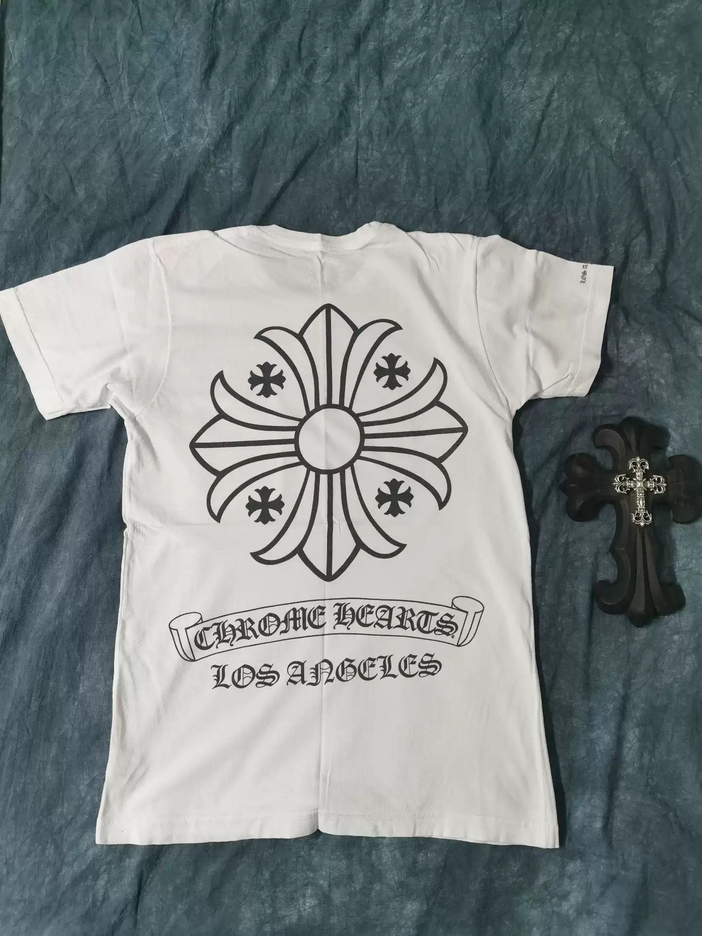 Chrome Hearts Chrome hearts white LA limited tee Size US S / EU 44-46 / 1 - 1 Thumbnail