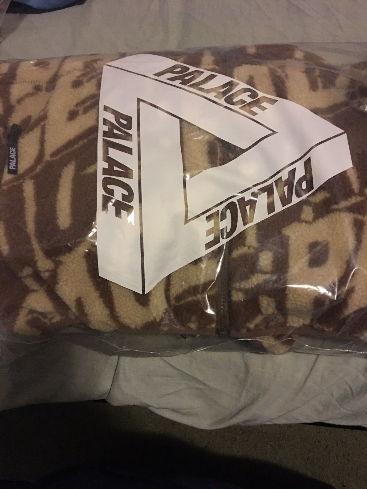 Palace Palace Jacquard Fleece Hooded Jacket Tan/Brown XL Size US XL / EU 56 / 4 - 5 Thumbnail