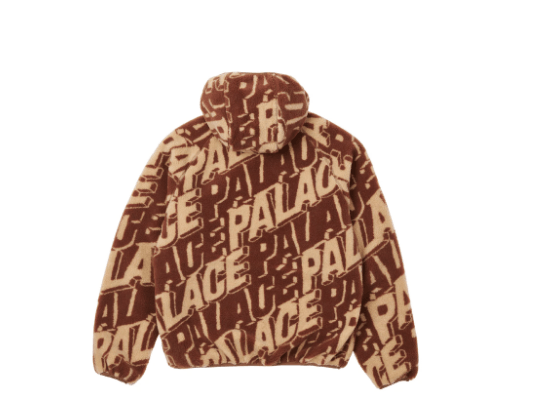 Palace Palace Jacquard Fleece Hooded Jacket Tan/Brown XL Size US XL / EU 56 / 4 - 2 Thumbnail
