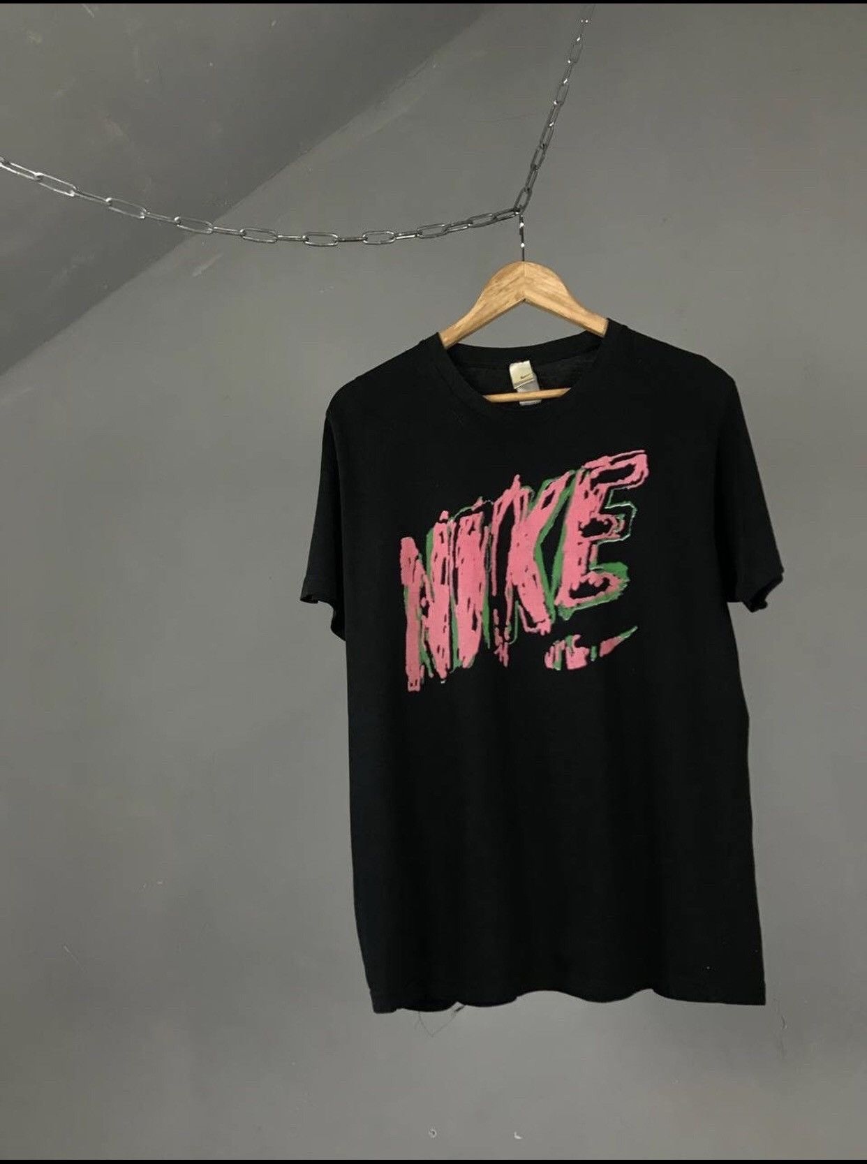 Nike × Vintage Nike Swoosh Streetwear Vintage Tee Size US M / EU 48-50 / 2 - 1 Thumbnail