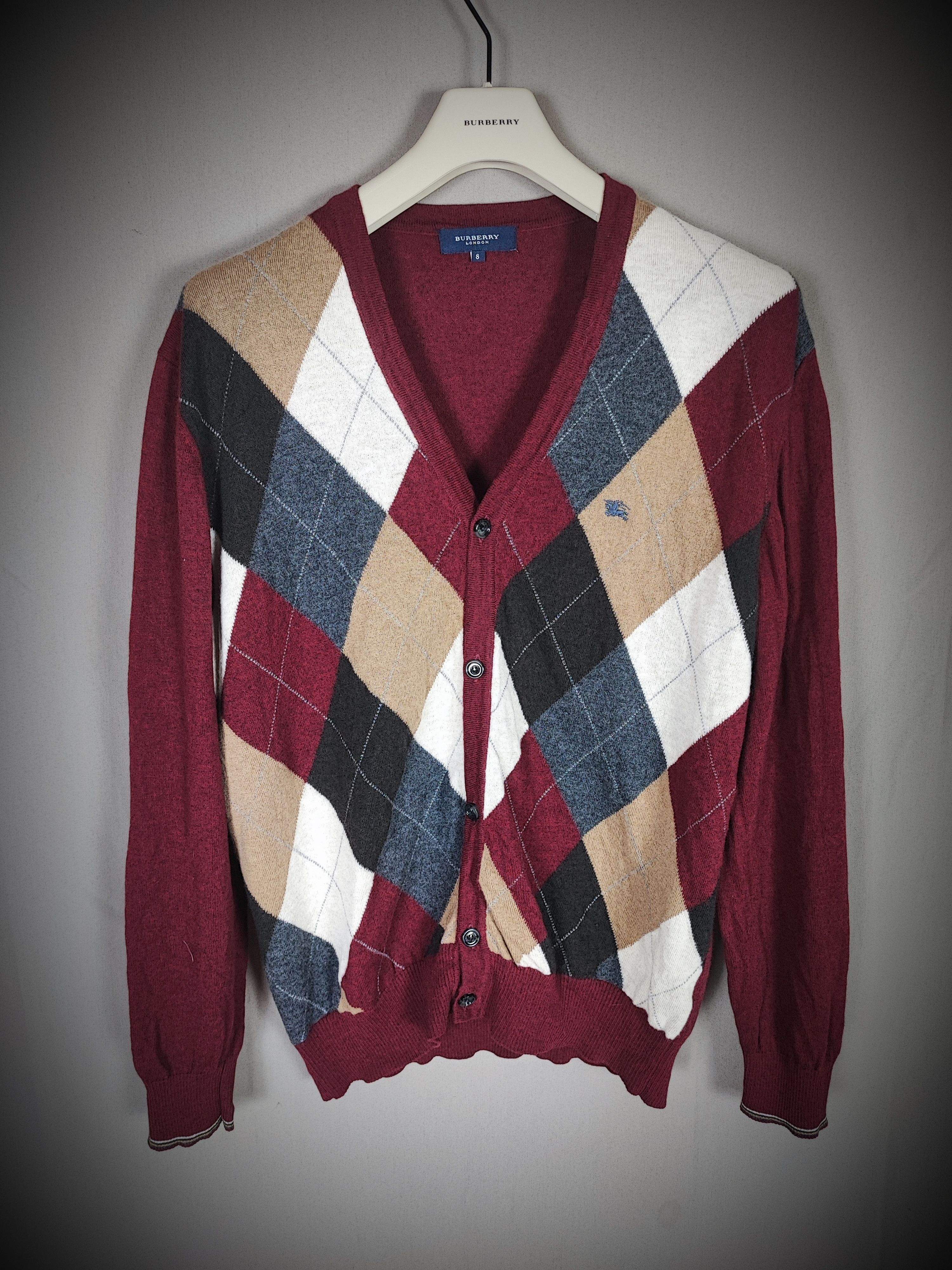 Burberry Cardigan Burberry very rare (wool) Size US L / EU 52-54 / 3 - 2 Thumbnail