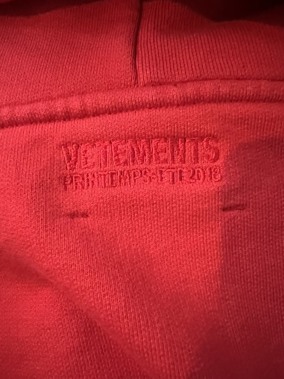 Tommy Hilfiger × Vetements Vetements x Tommy Hilfiger double sleeve hoodie Size US XS / EU 42 / 0 - 6 Thumbnail