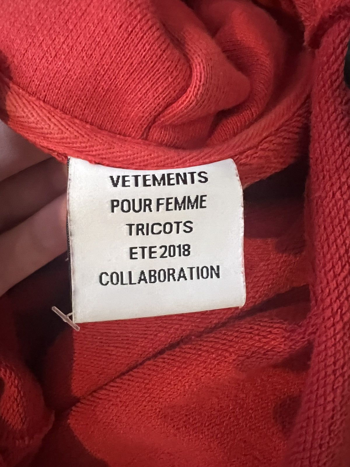 Tommy Hilfiger × Vetements Vetements x Tommy Hilfiger double sleeve hoodie Size US XS / EU 42 / 0 - 4 Thumbnail