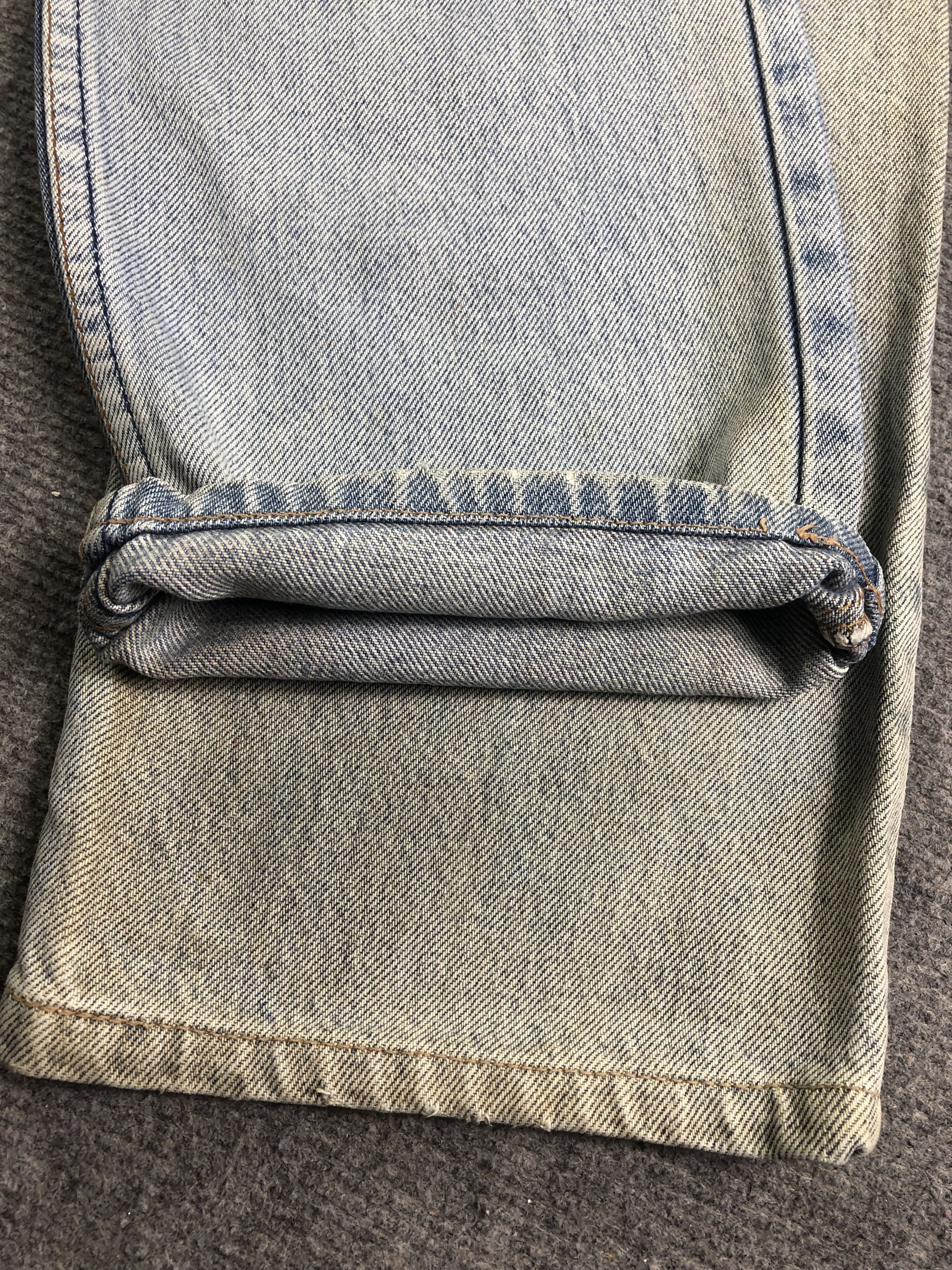 Dirty Used Blue Vintage Levis 525 28x29.5