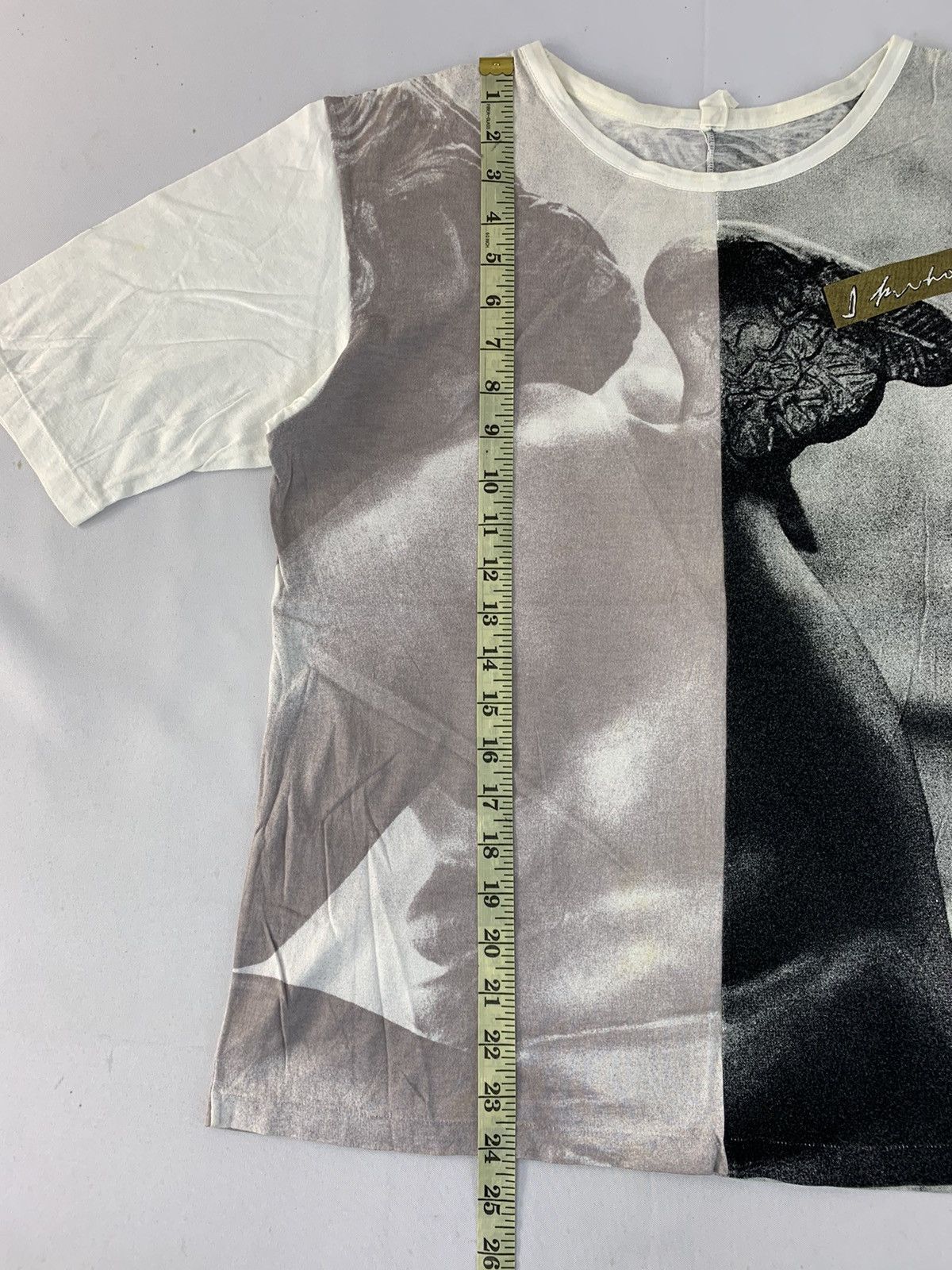 Arts & Science Rare 90s Ikuko Japanese Designer 2 Tone Design Tee Size M / US 6-8 / IT 42-44 - 7 Thumbnail