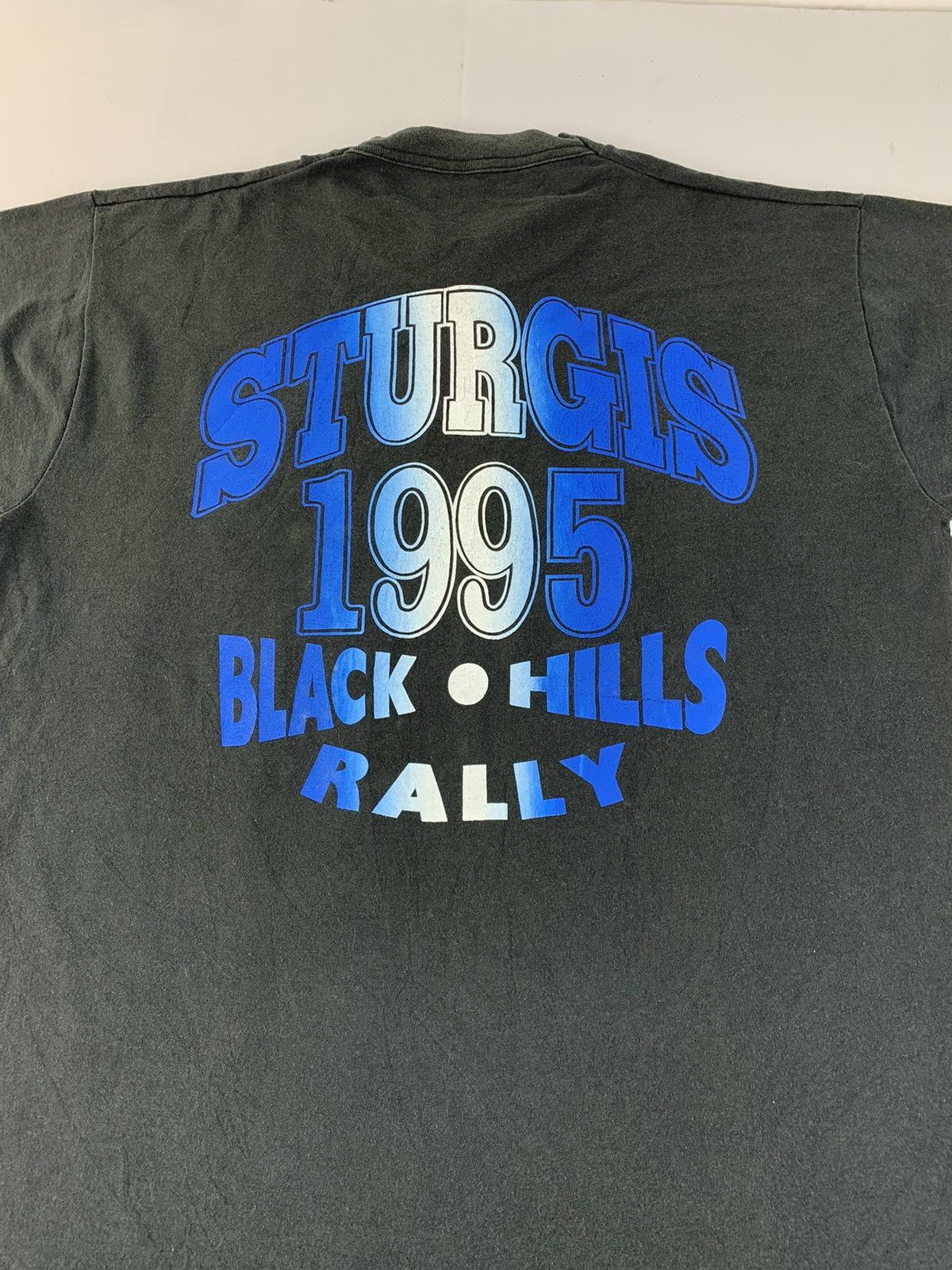Vintage 90s Sturgis 1995 55th Annual Bike Rally Eagle Usa Tee Size US L / EU 52-54 / 3 - 4 Thumbnail