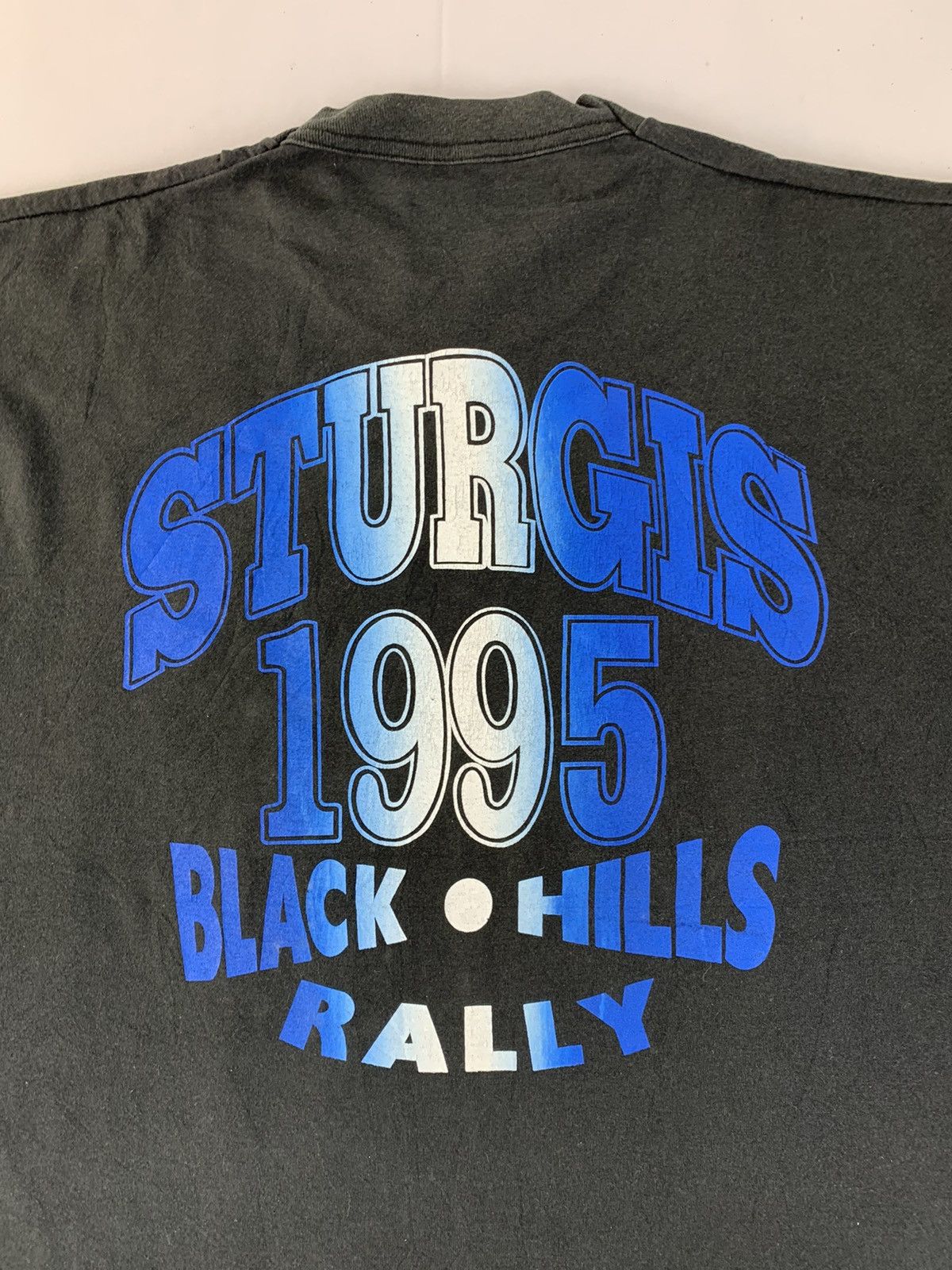 Vintage 90s Sturgis 1995 55th Annual Bike Rally Eagle Usa Tee Size US L / EU 52-54 / 3 - 5 Thumbnail