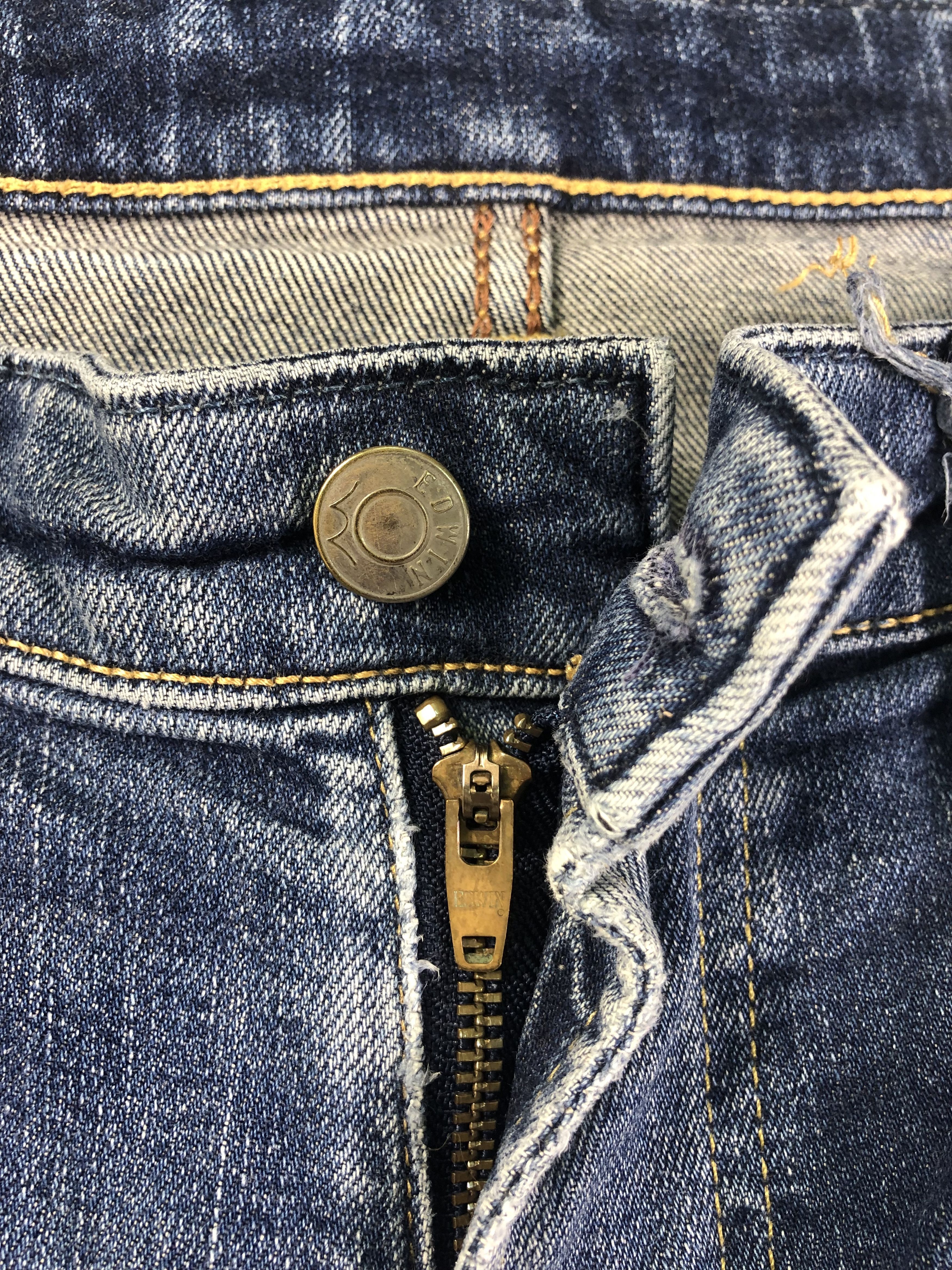 Edwin Wash Blue Edwin Jeans 31x32 Size US 31 - 3 Thumbnail